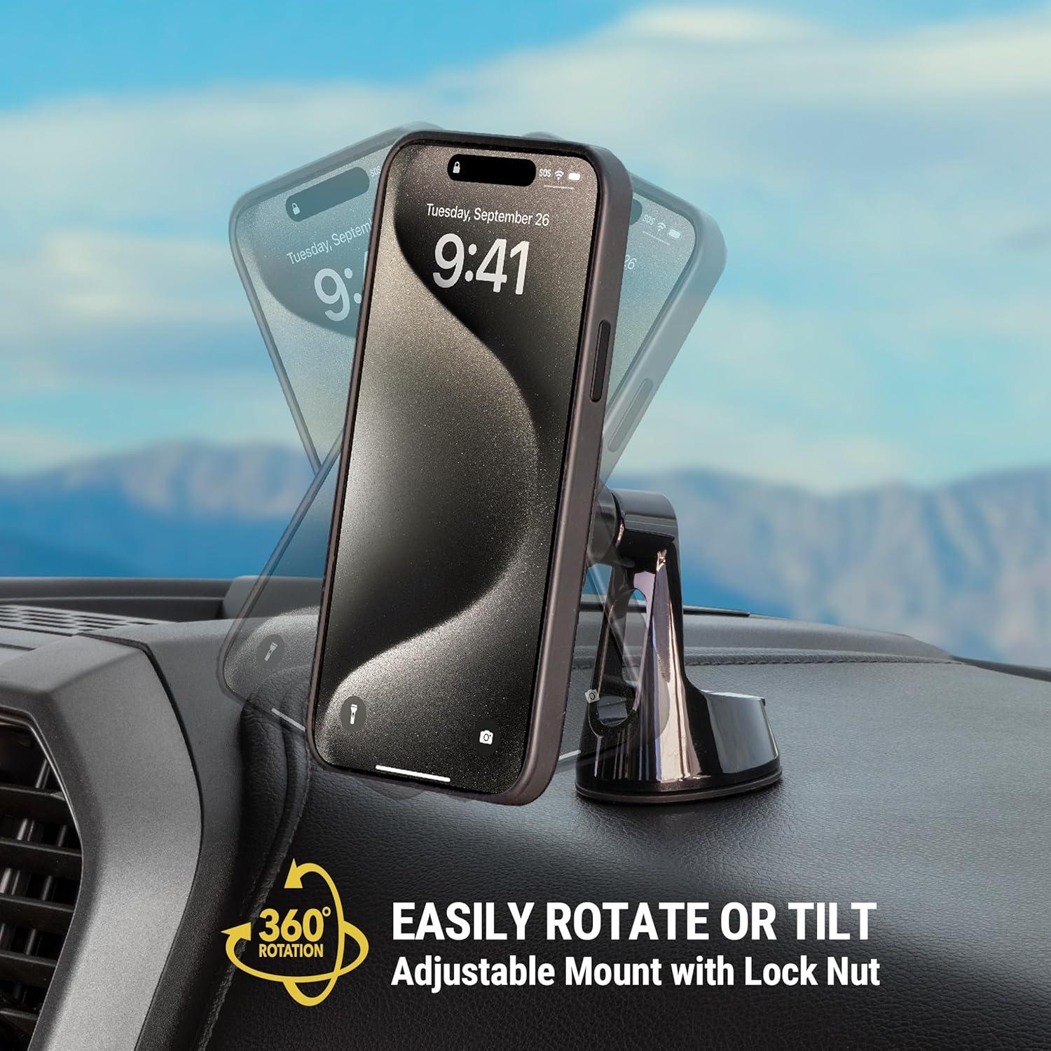 Soporte Magnético Scosche MagicMount Pro 3-en-1 para Auto