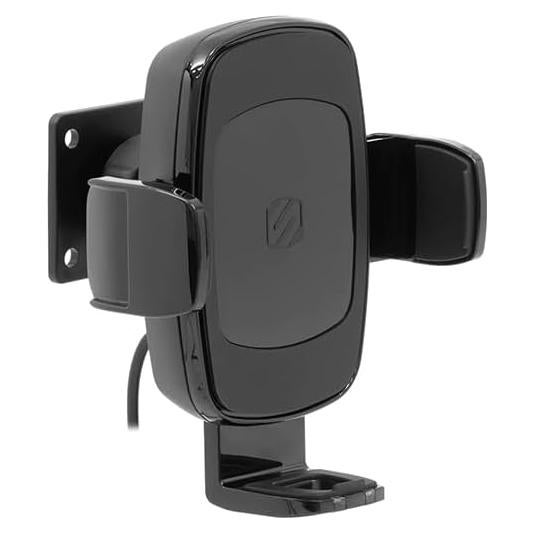 Cargador Inalámbrico Rápido Scosche 15W para Auto con Soporte