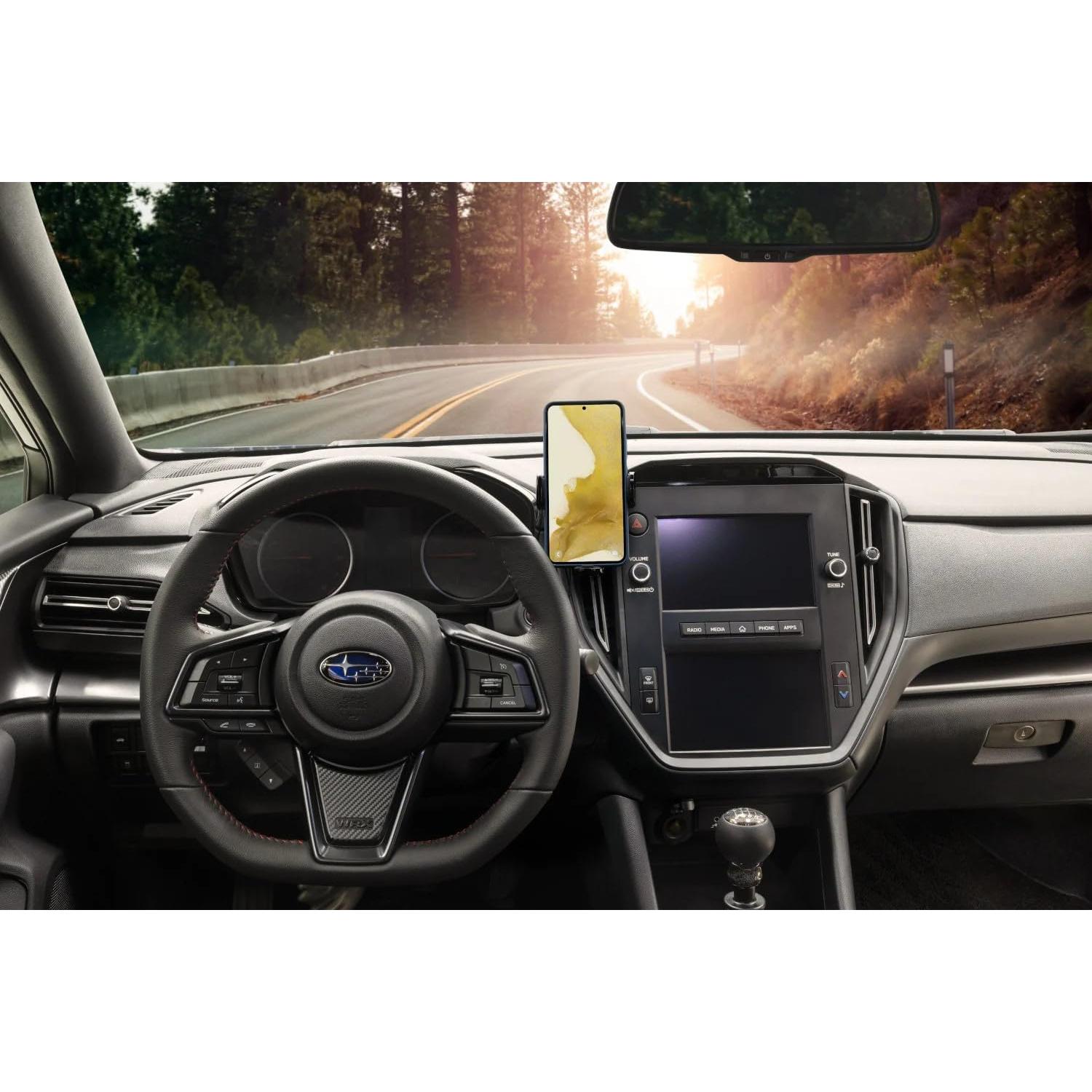 Cargador Inalámbrico Rápido Scosche 15W para Auto con Soporte