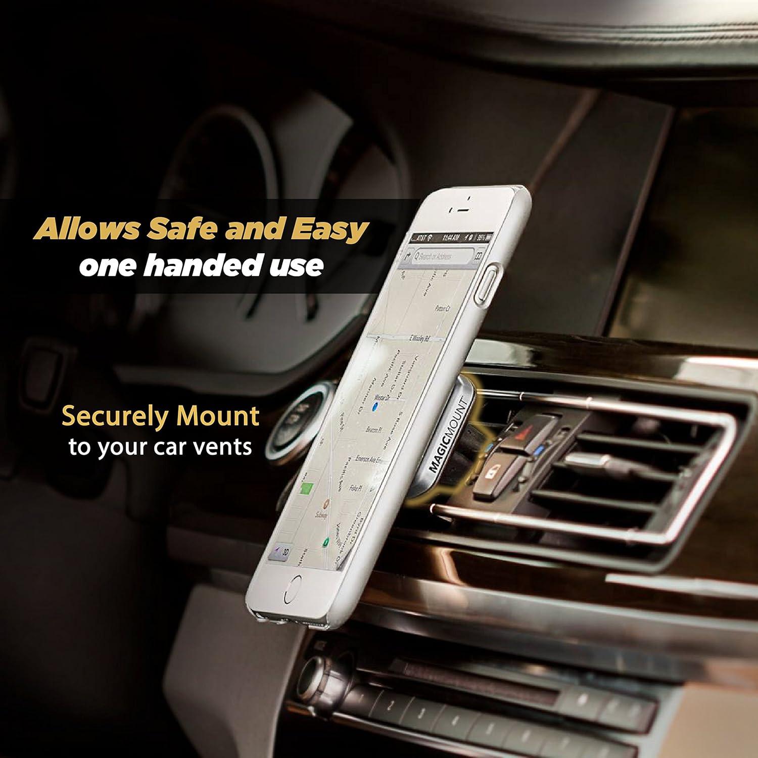 Soporte Magnético para Teléfonos Scosche MPVA - Negro y Plata