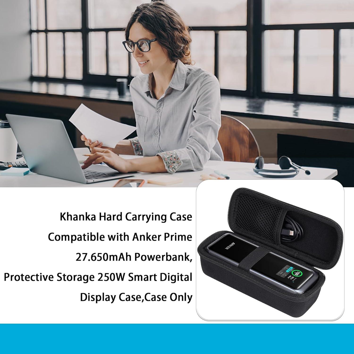 Funda Dura Khanka para Power Bank Anker 27650mAh 250W