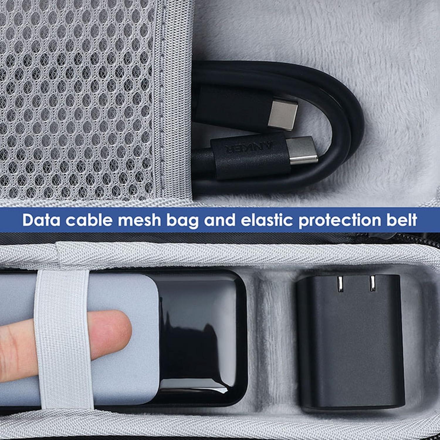 Funda de Almacenamiento EVA Anker Prime 27650mAh y 737 Negra