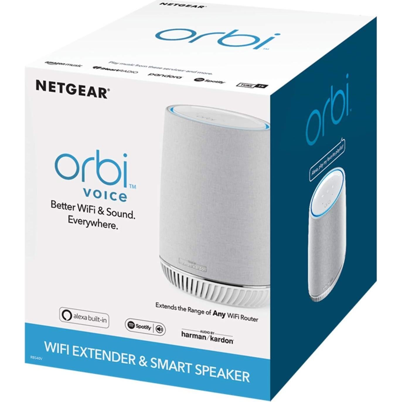 NETGEAR Orbi Voice RBS40V Altavoz Inteligente y Extensor WiFi Mesh