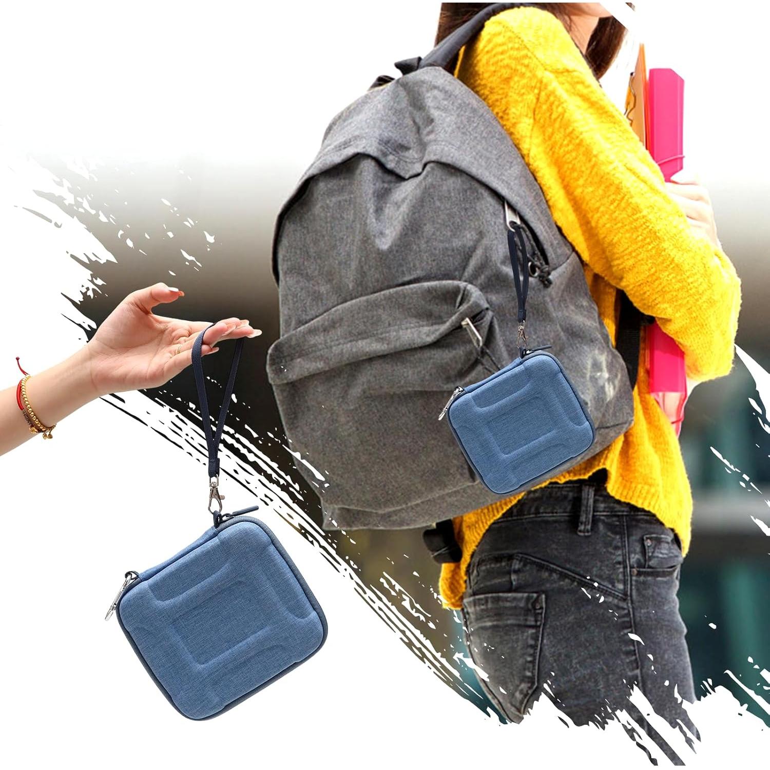 Funda Dura Azul XANAD para SSD Sandisk Pro/Samsung T7 250GB-4TB