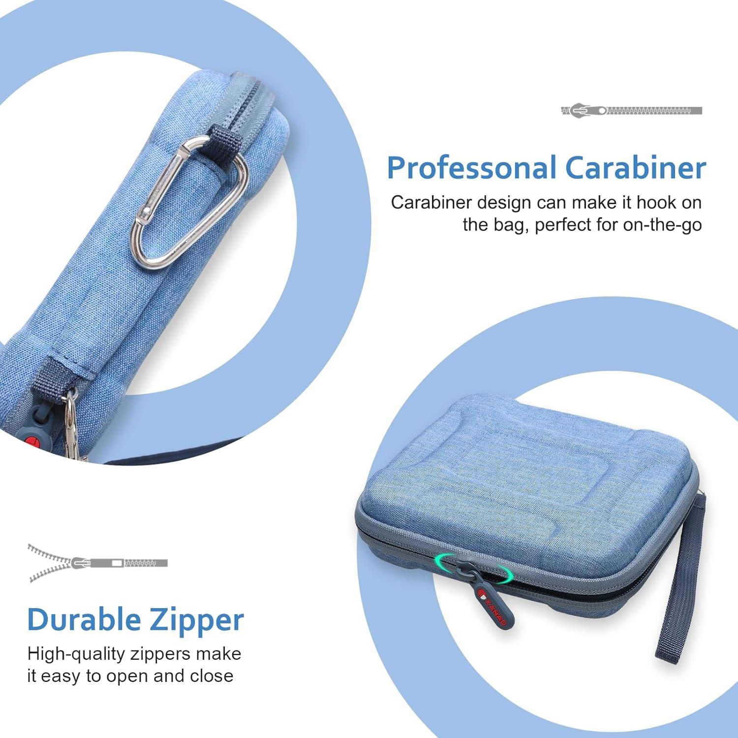 Funda Dura Azul XANAD para SSD Sandisk Pro/Samsung T7 250GB-4TB