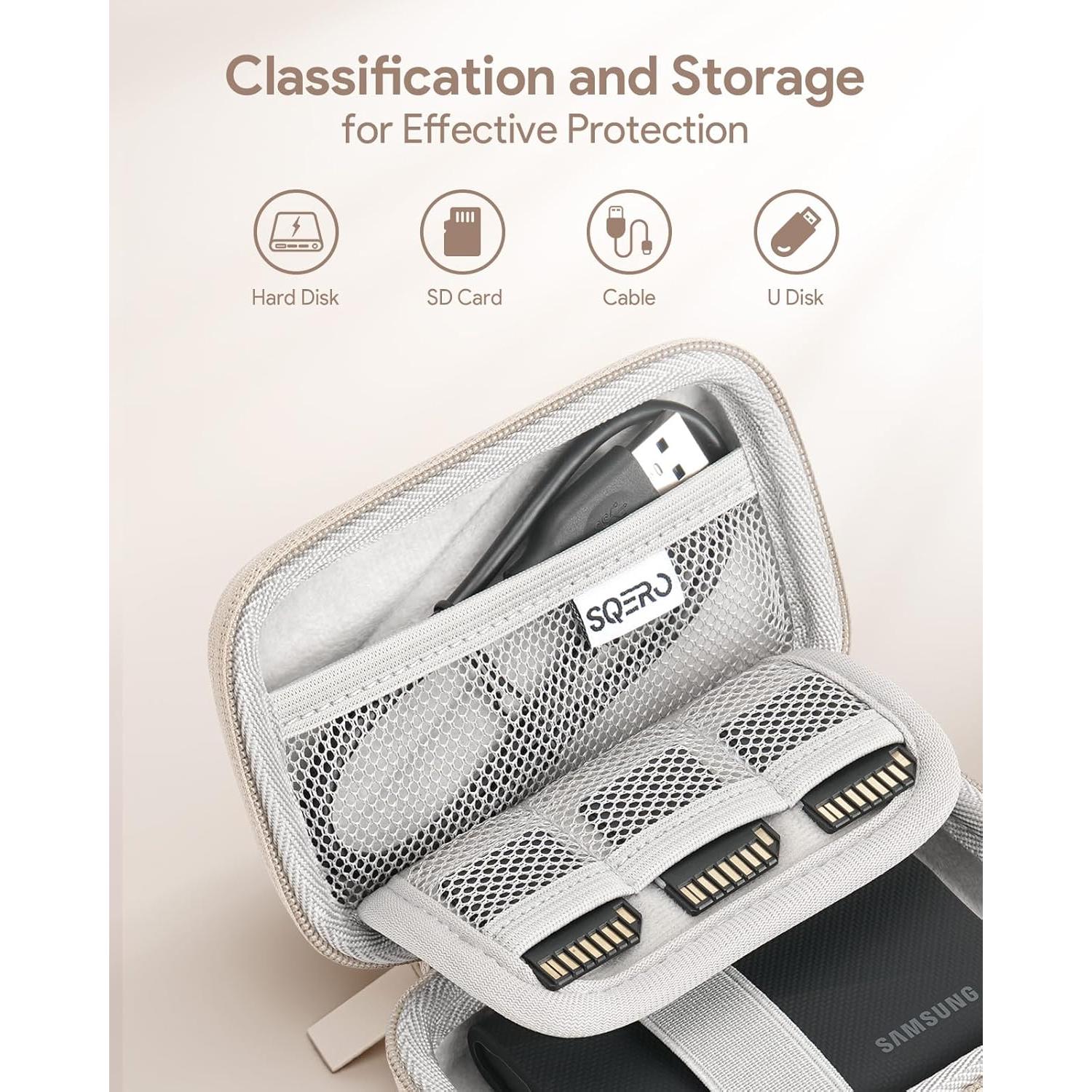 Funda Dura para SSD Samsung T9/T7 Shield/T7 - Blanca