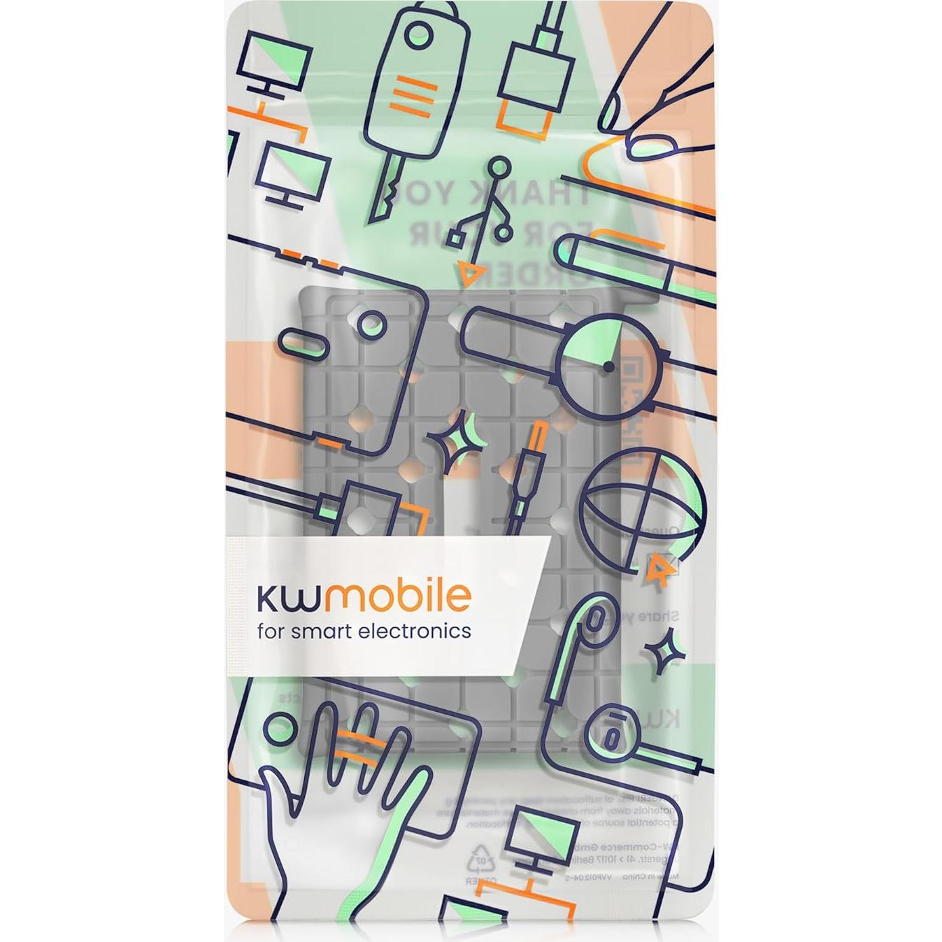 Funda de Silicona kwmobile para Samsung T7 SSD Portátil - Gris