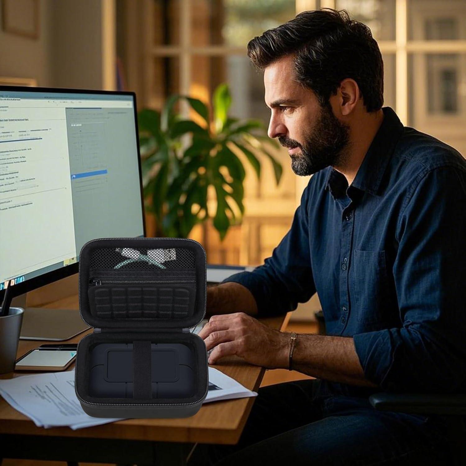 Funda Dura RAIALL para LaCie Rugged SSD Pro5 4TB/2TB Negro