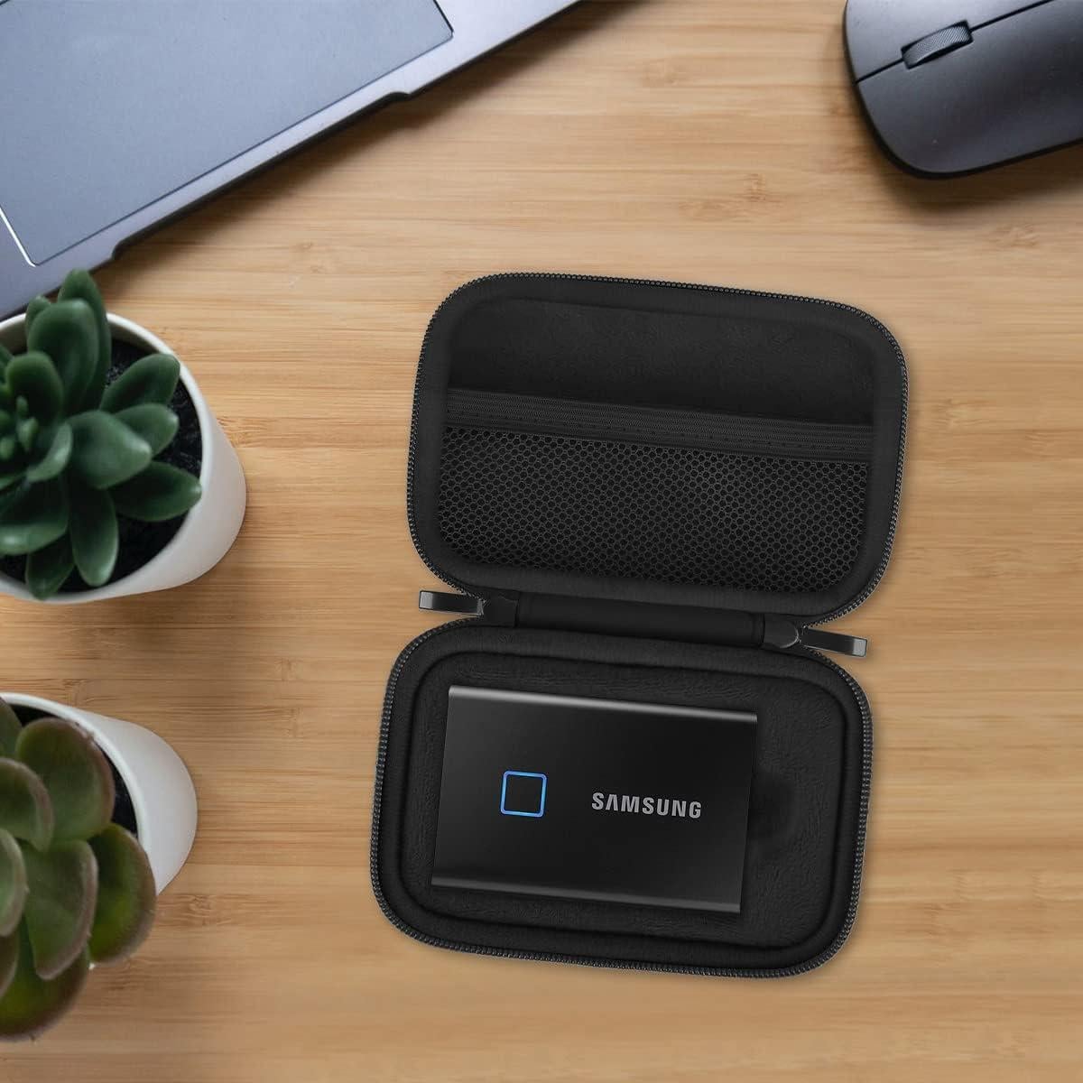 Funda rígida Lacdo para SSD Samsung T7/T7 Touch 500GB-2TB