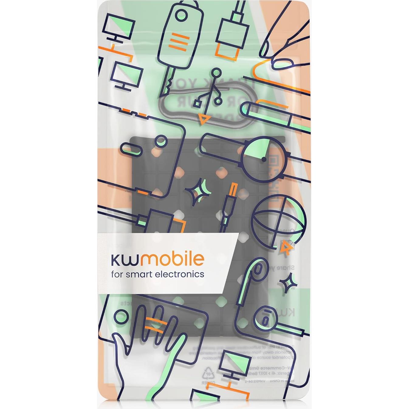 Funda de Silicona kwmobile para Samsung T7 Touch SSD - Negra