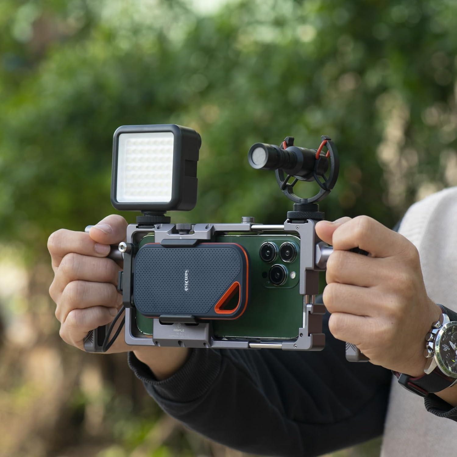 Soporte para SSD FANAUE con zapato frío 52-70mm para BMPCC