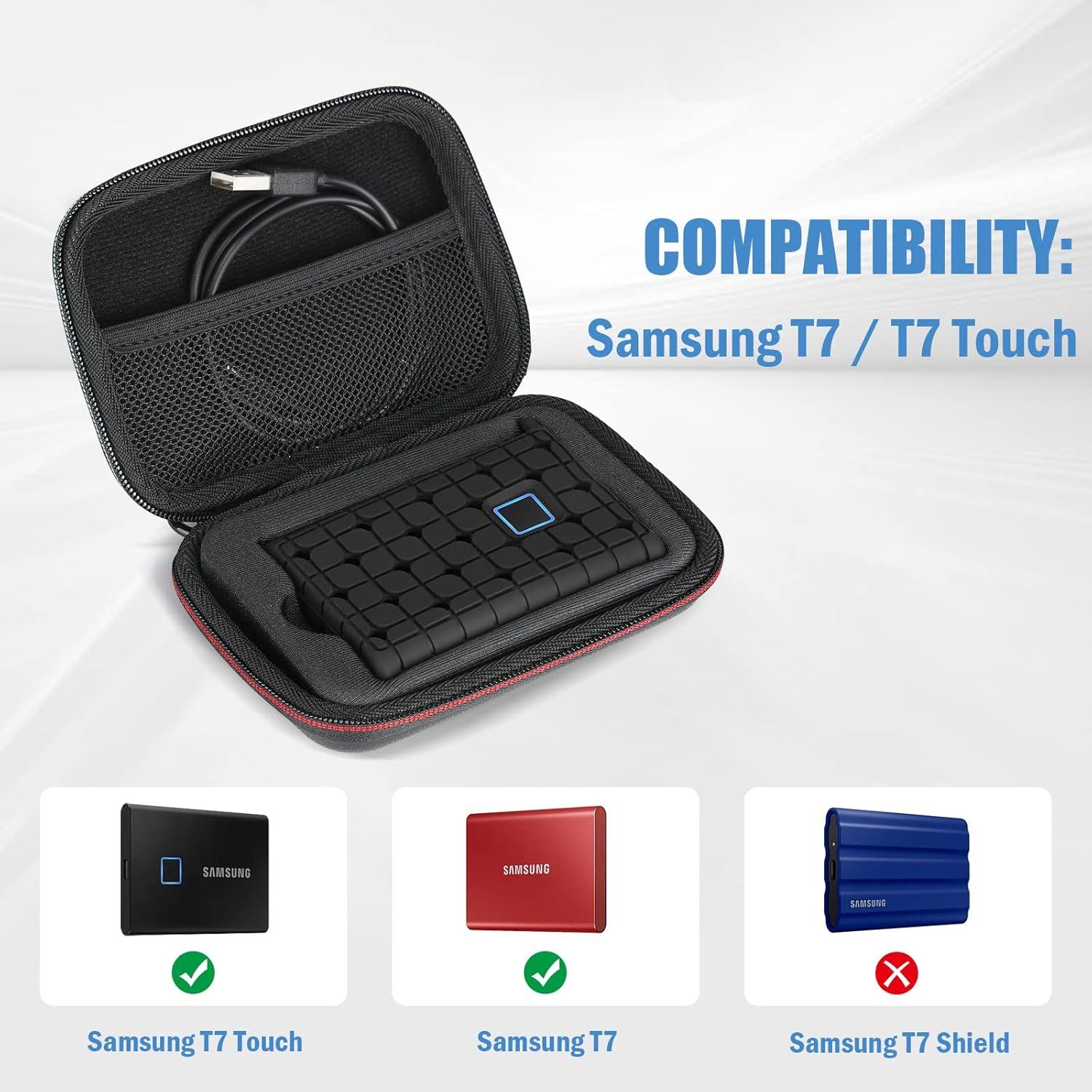 Funda ProCase EVA para SSD Samsung T7/T7 Touch 500GB-2TB