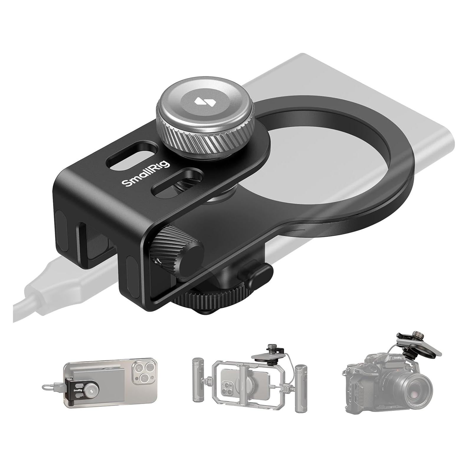 Soporte para SSD SmallRig 2-en-1 con Abrazadera Fría - Modelo 4779