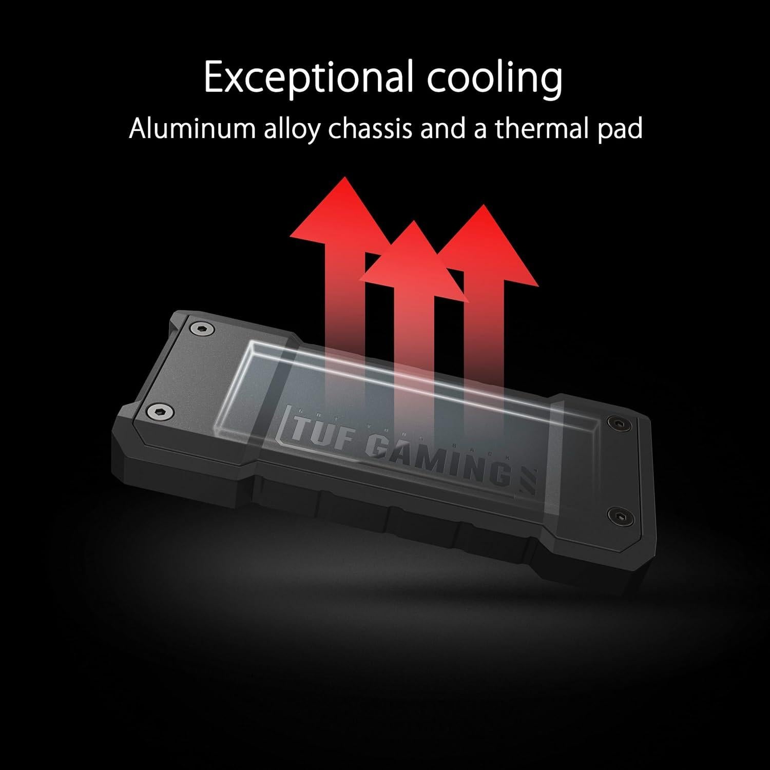 SSD portátil ASUS TUF Gaming AS1000 Plus 1TB USB-C 20 Gbps