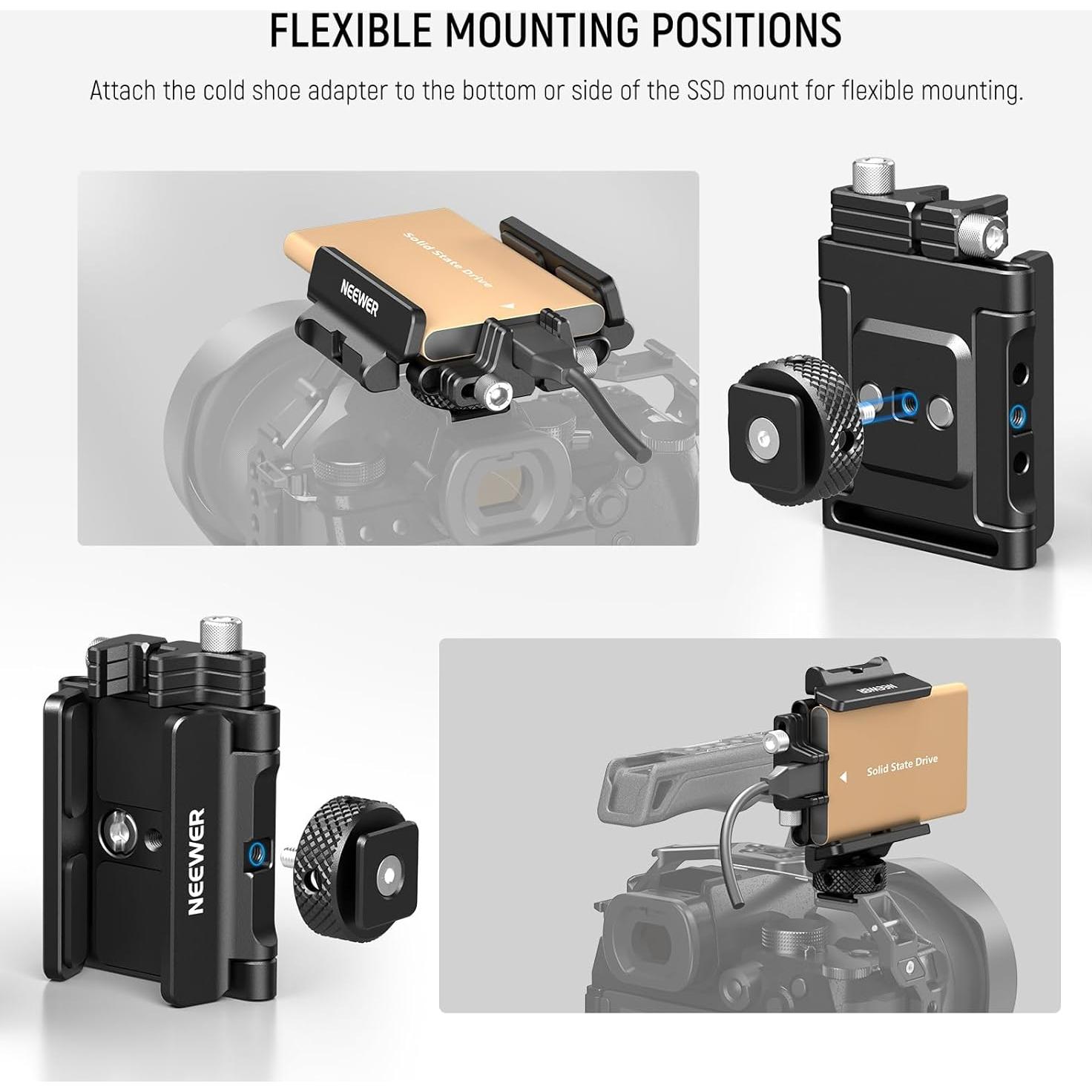 Soporte Universal para SSD NEEWER UA035 Ajustable 40-65mm