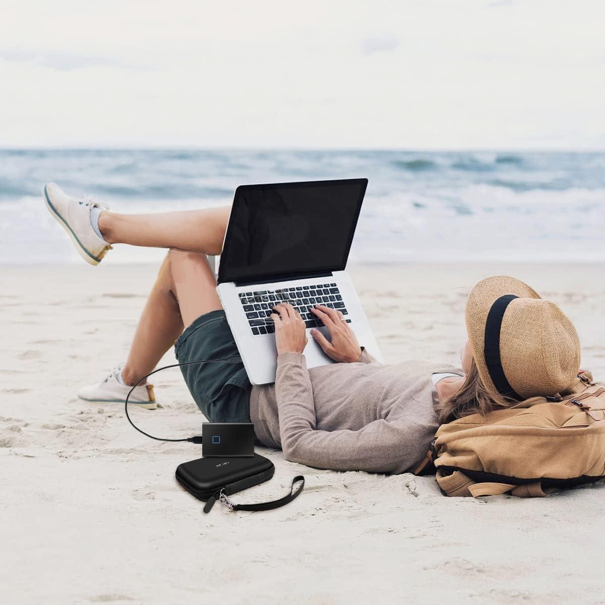 Funda de Transporte para SSD Samsung T7 y T7 Touch - Negra