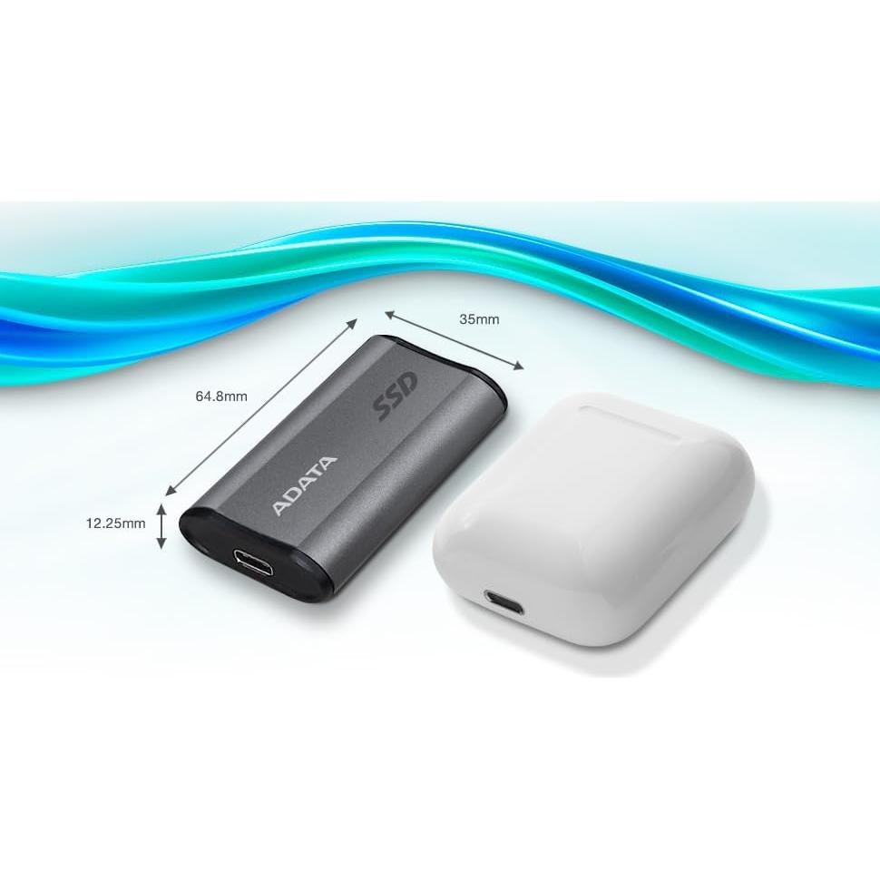 SSD Portátil ADATA SE880 1TB USB 3.2 Gen 2x2 Titanio