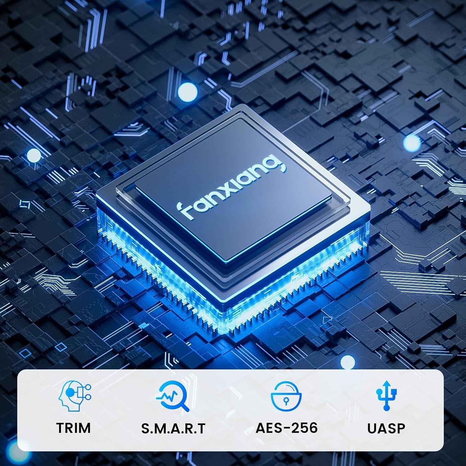 SSD Externo Fanxiang PS1002 1TB USB 3.2, Alta Velocidad