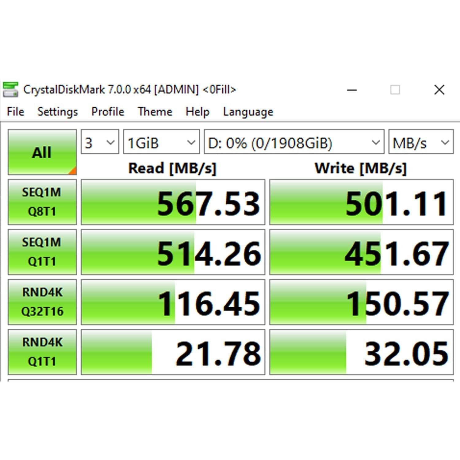 SSD Externo Portátil Timetec 2TB USB 3.2 Gen2 550MB/s