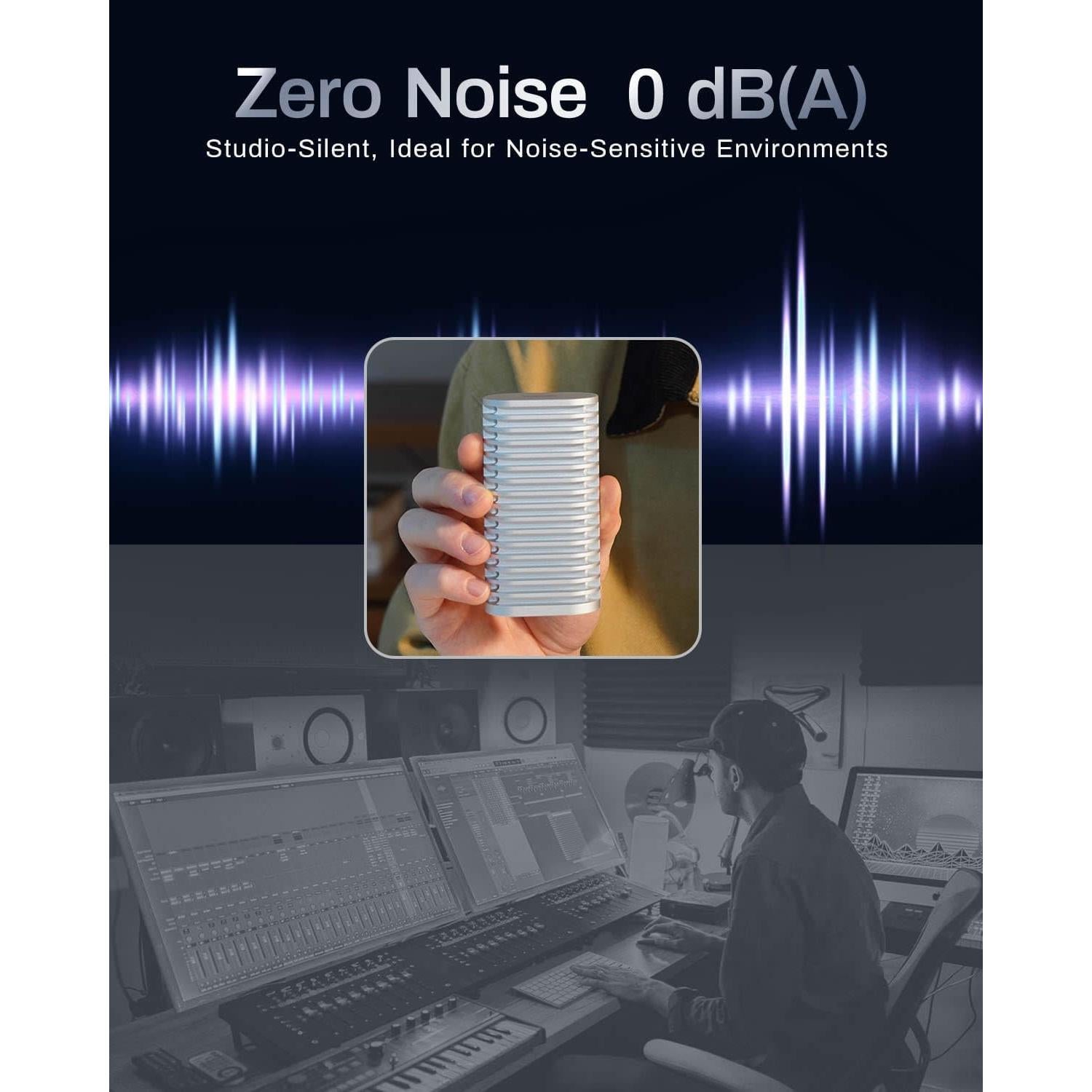 Caja M.2 SSD TERRAMASTER D1 SSD Plus 40Gbps Aluminio