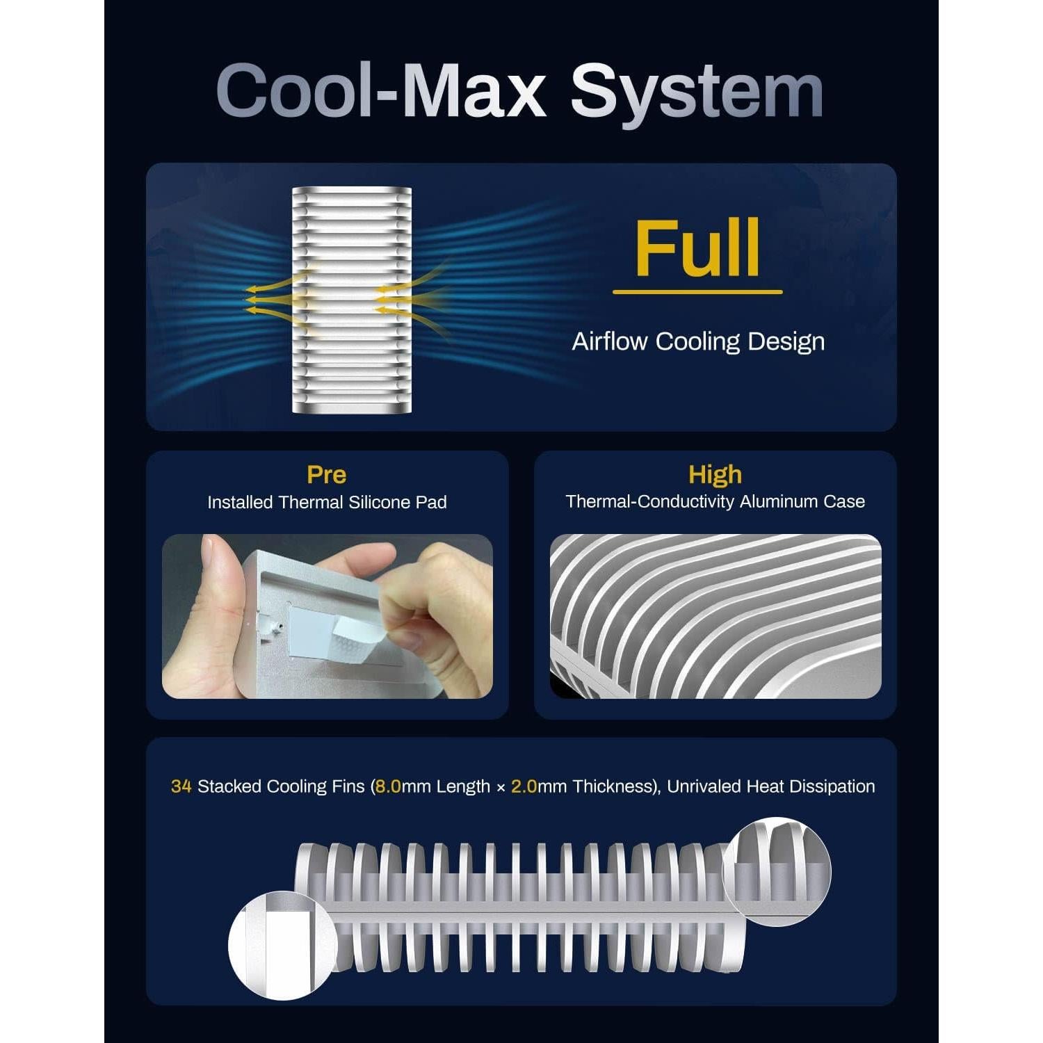 Caja M.2 SSD TERRAMASTER D1 SSD Plus 40Gbps Aluminio