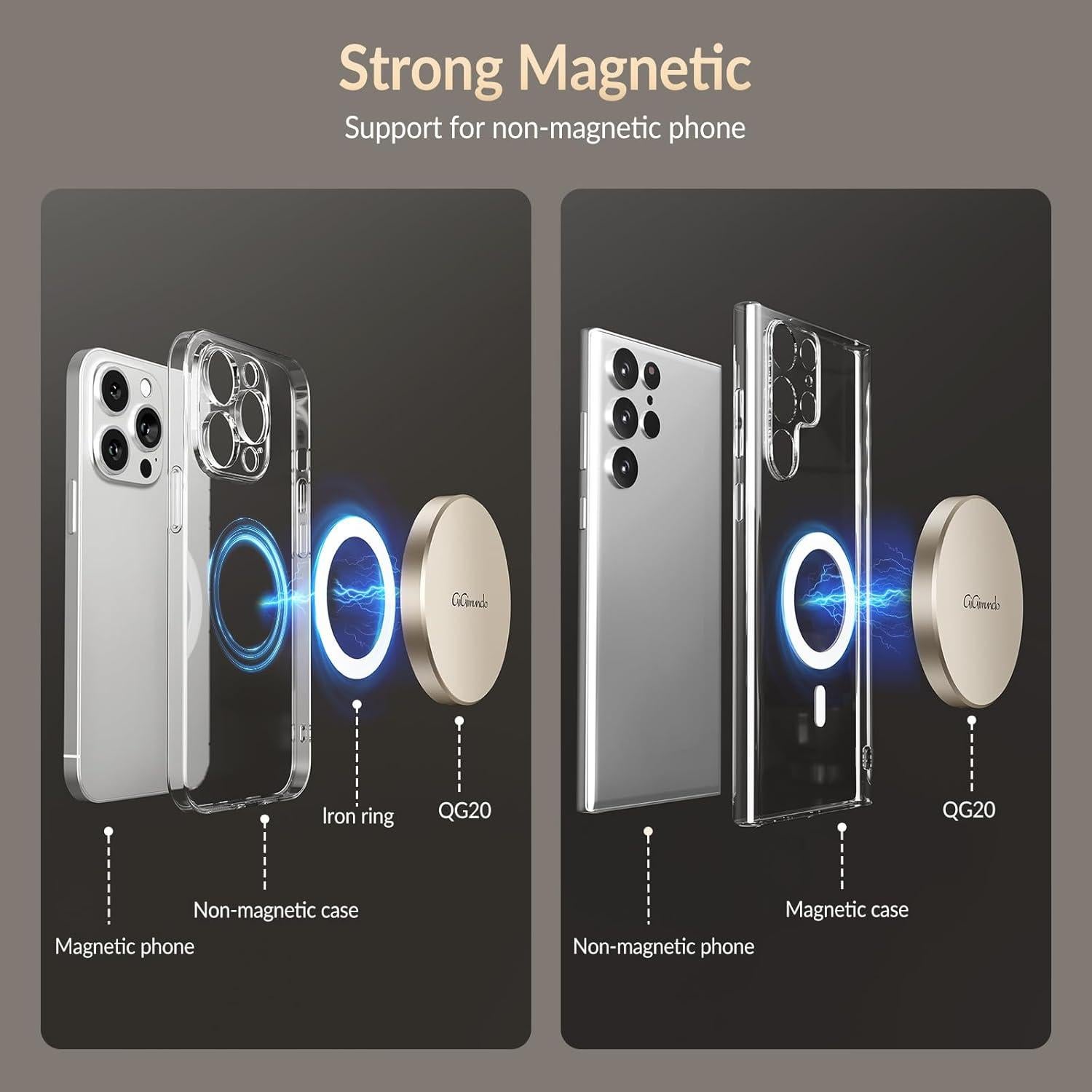 SSD Portátil Magnético GiGimundo GQ20 512GB USB-C 20Gbps