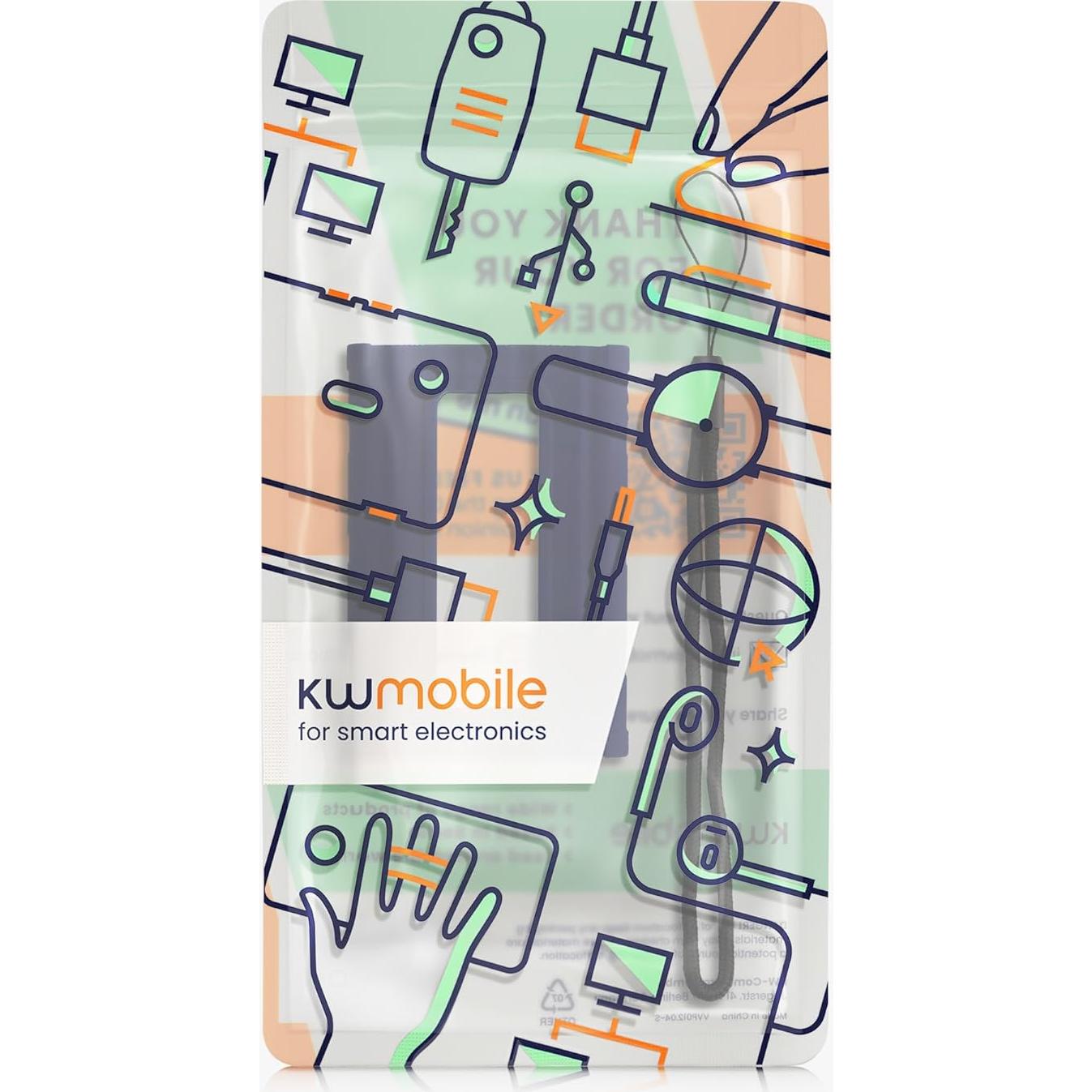 Funda de Silicona kwmobile para Samsung SSD T7 Shield - Azul