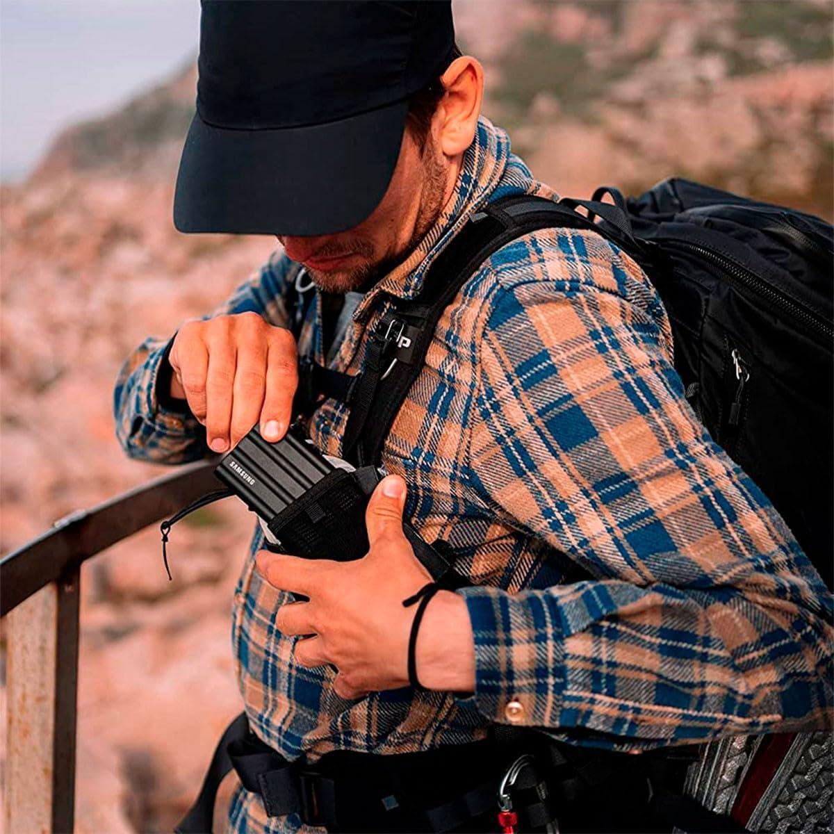 SSD Portátil Samsung T7 Shield 2TB Negro USB 3.2