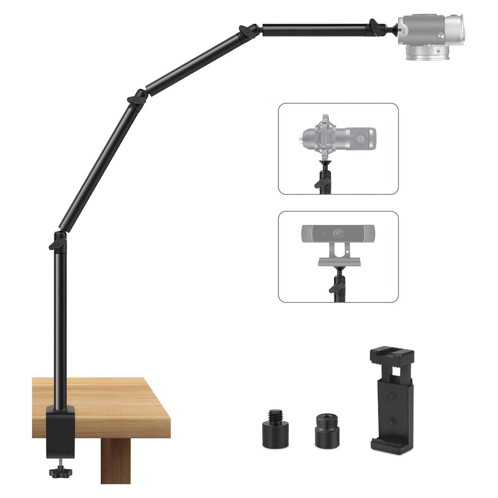 Soporte de cámara flexible Tinpops para mesa 34-90 cm