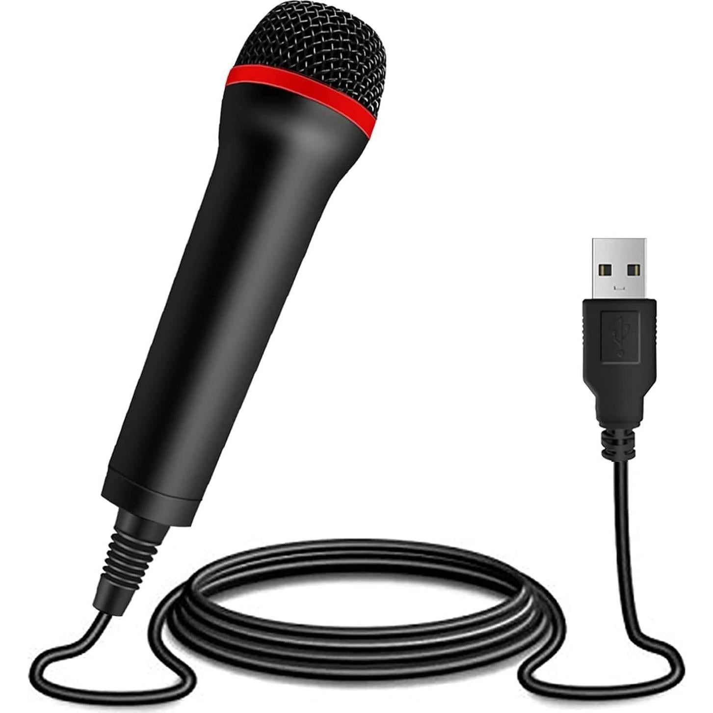 Paquete de 2 Micrófonos USB Drimoor 4m para Consolas y PC