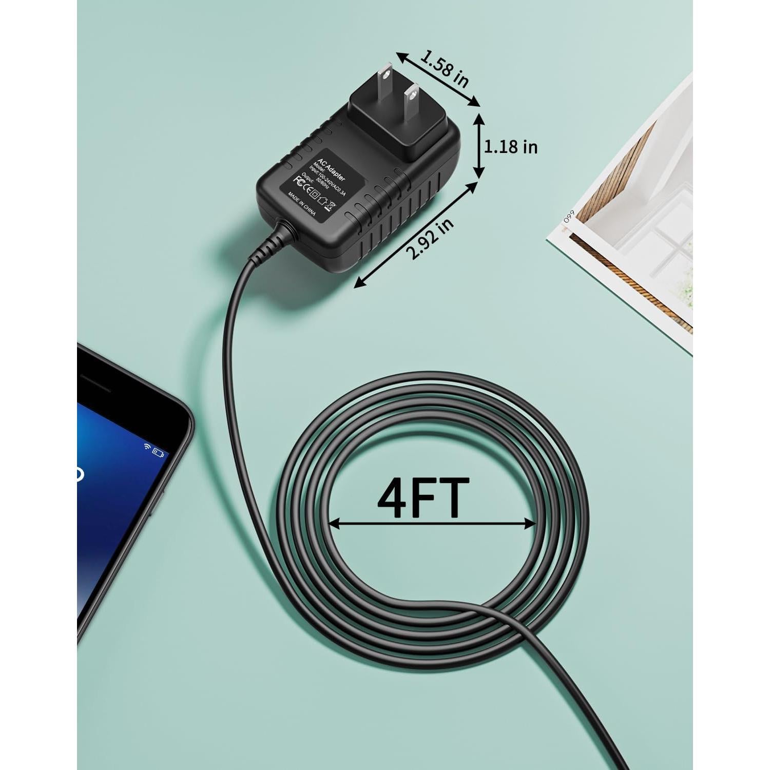 Adaptador de corriente AC 12V 2A 24W para TP-Link Deco Voice X20
