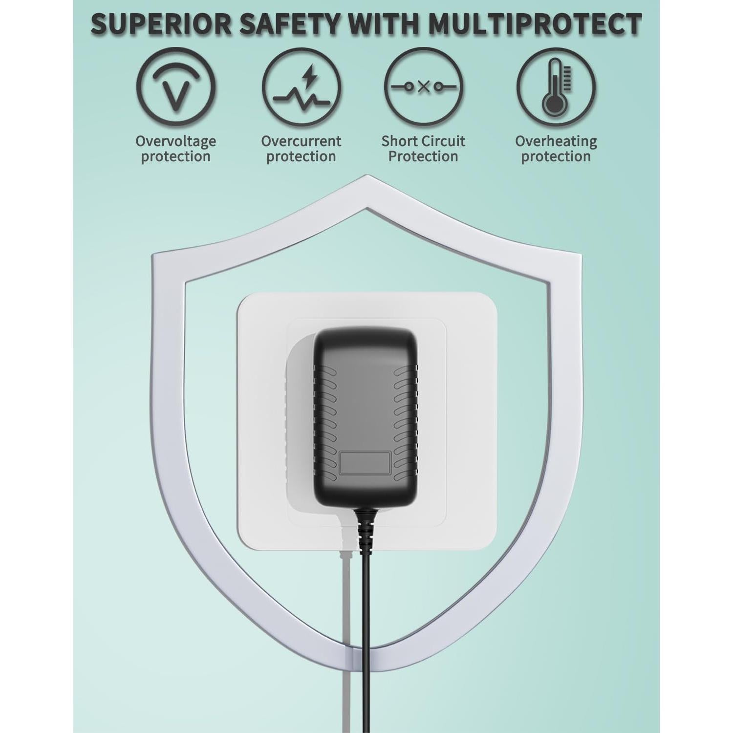 Adaptador de corriente AC 12V 2A 24W para TP-Link Deco Voice X20