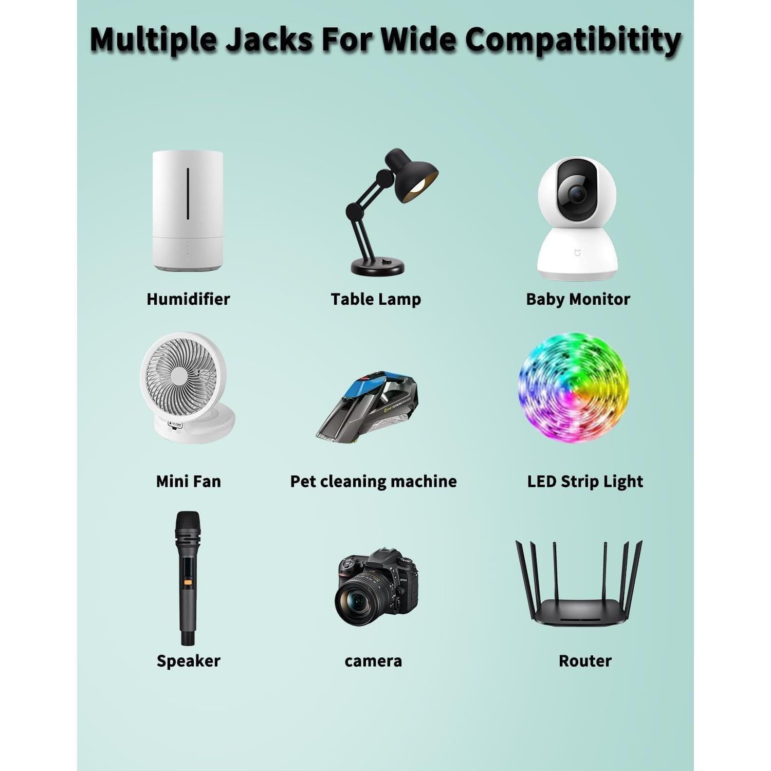 Adaptador de corriente AC 12V 2A 24W para TP-Link Deco Voice X20