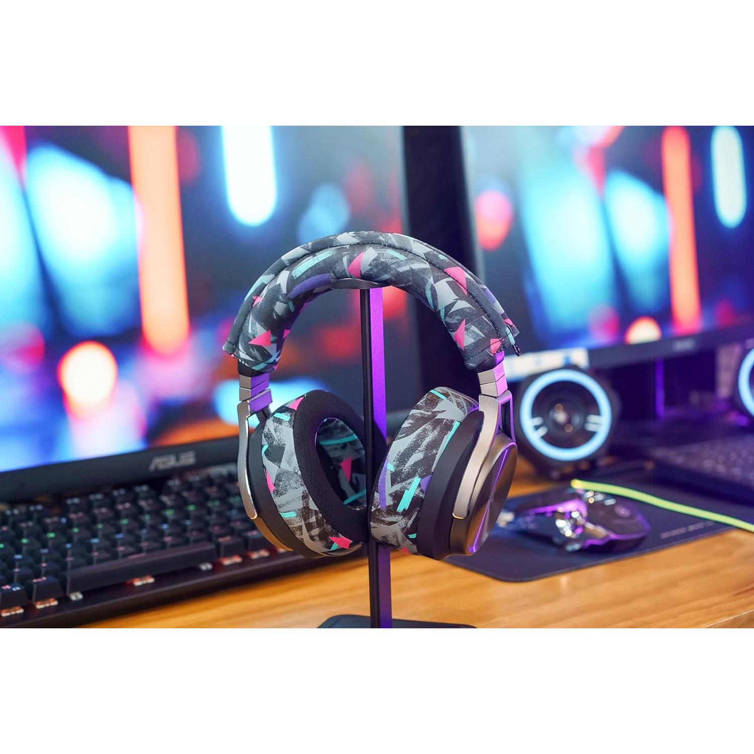 Cubierta Protectora WC BandZ para Auriculares Corsair Virtuoso - Negro