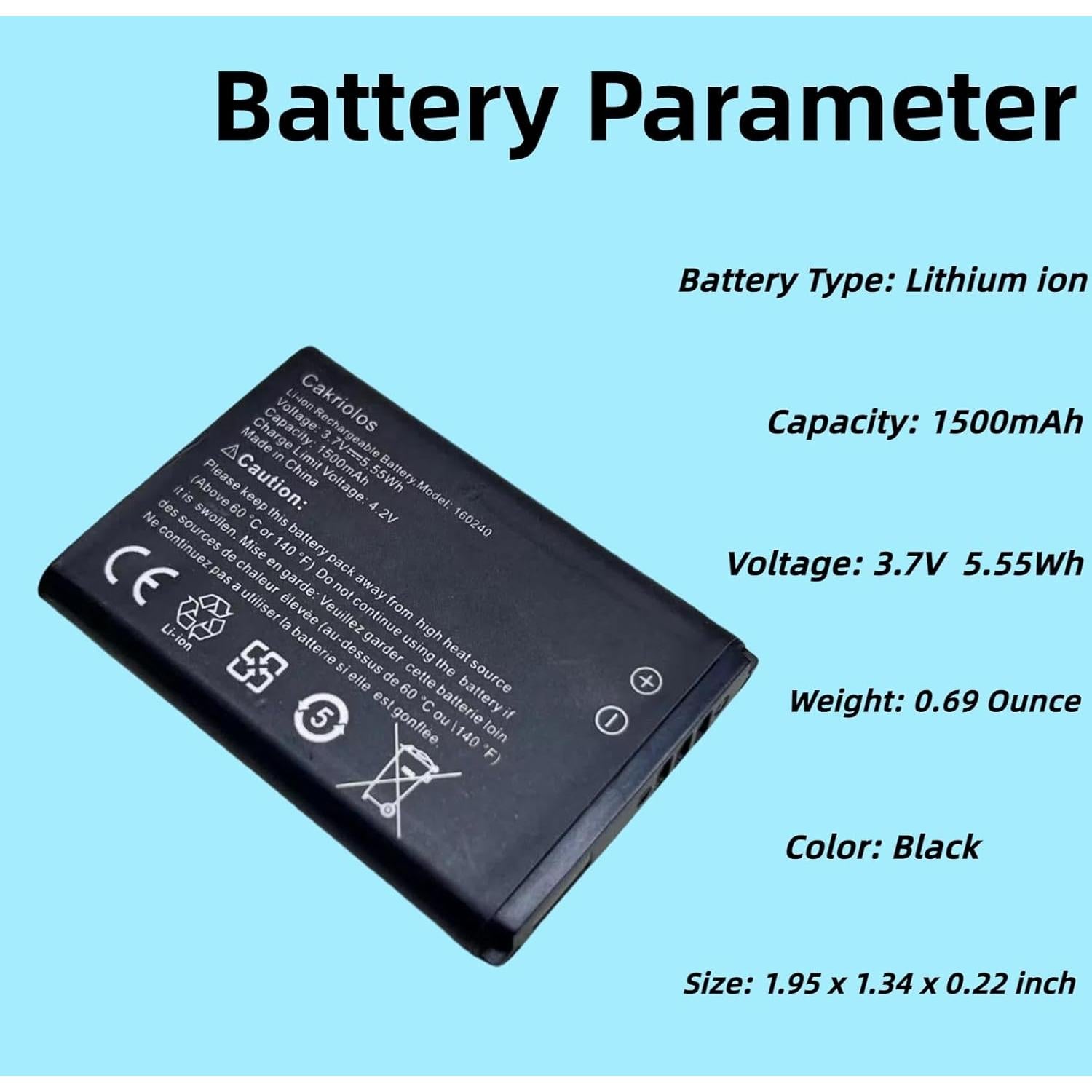 Batería de Reemplazo 1500mAh Cakriolos para Steelseries Arctis Pro