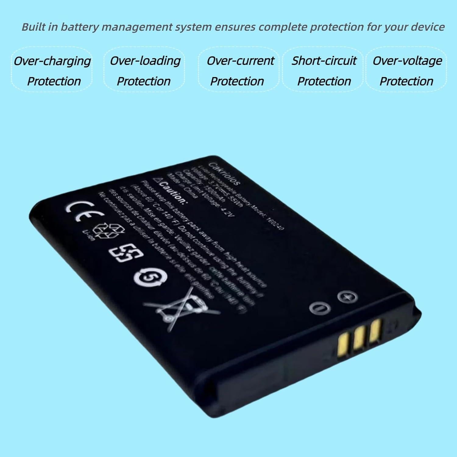 Batería de Reemplazo 1500mAh Cakriolos para Steelseries Arctis Pro