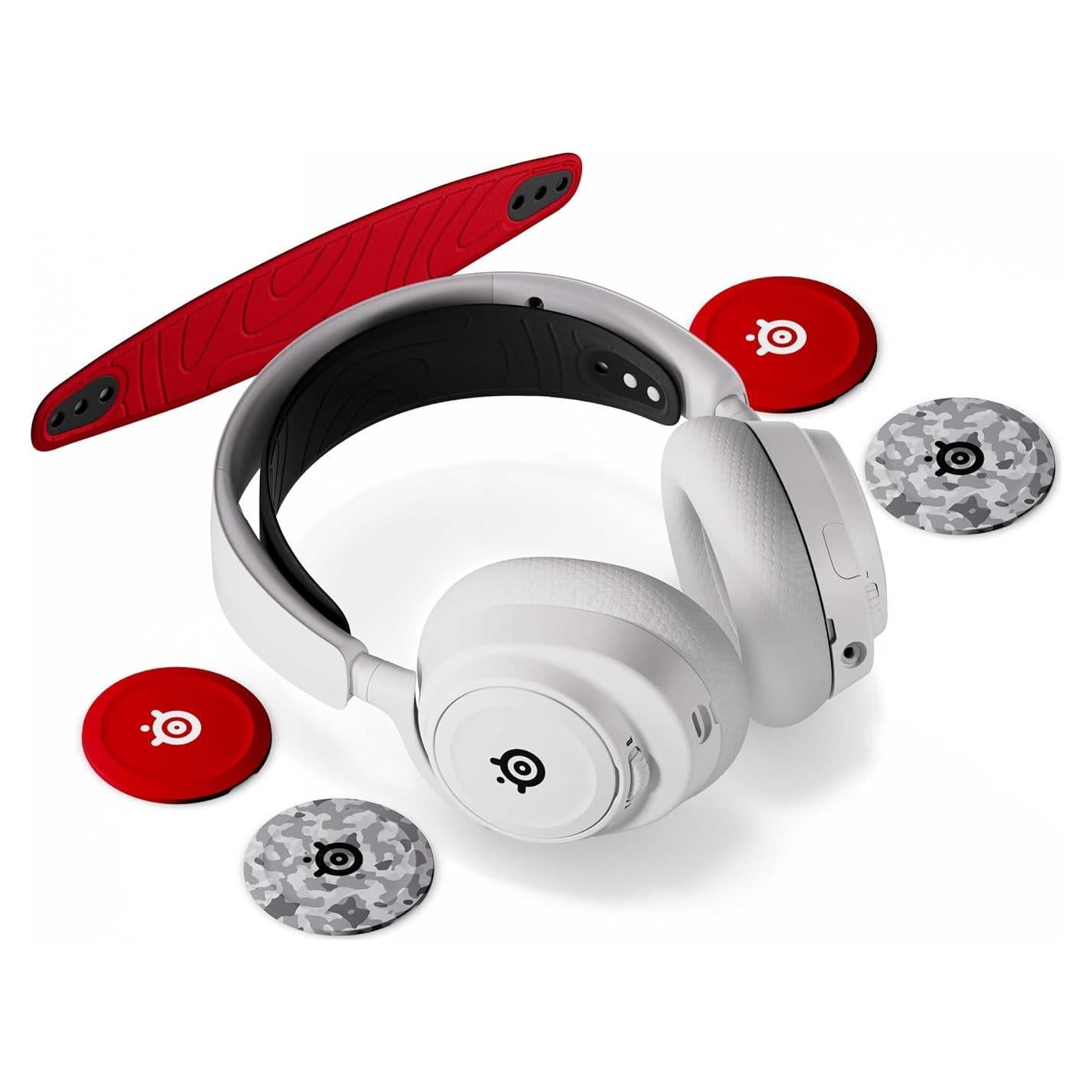 Auriculares Gaming Inalámbricos SteelSeries Arctis Nova 7P Blancos - 38h Batería, Dual Audio, Multi-Plataforma