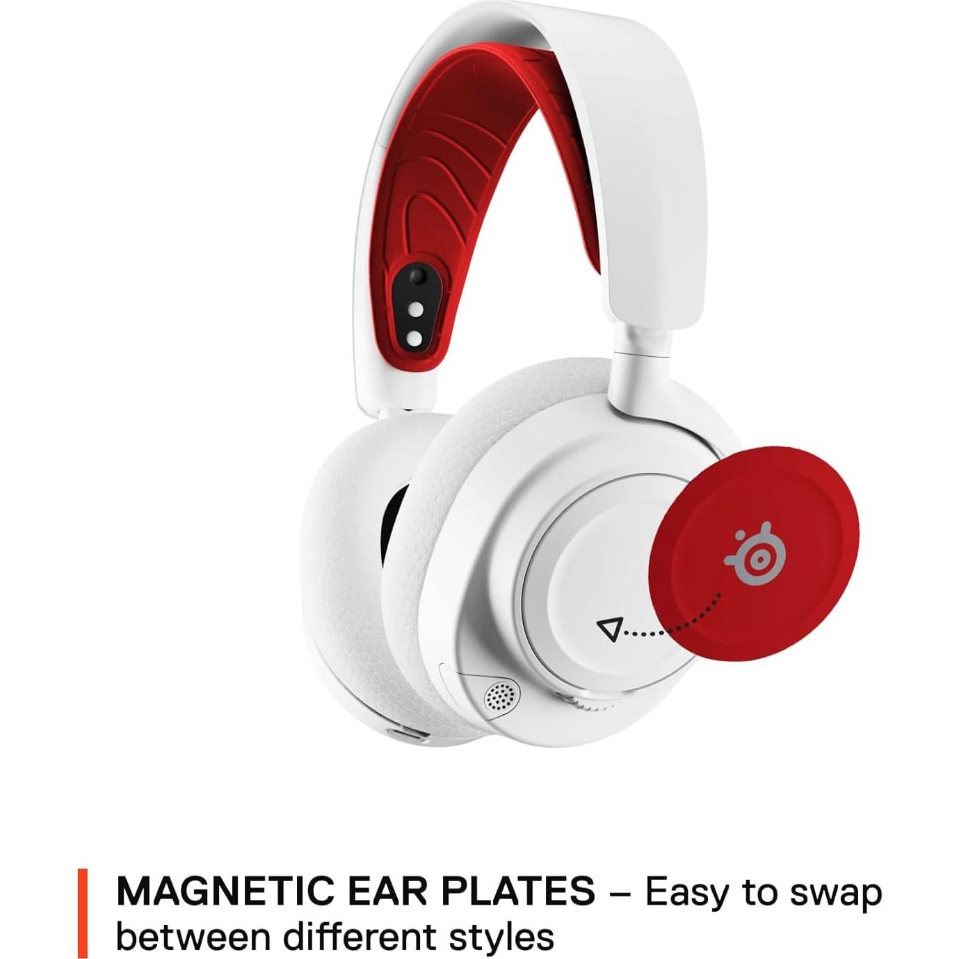 Auriculares Gaming Inalámbricos SteelSeries Arctis Nova 7P Blancos - 38h Batería, Dual Audio, Multi-Plataforma