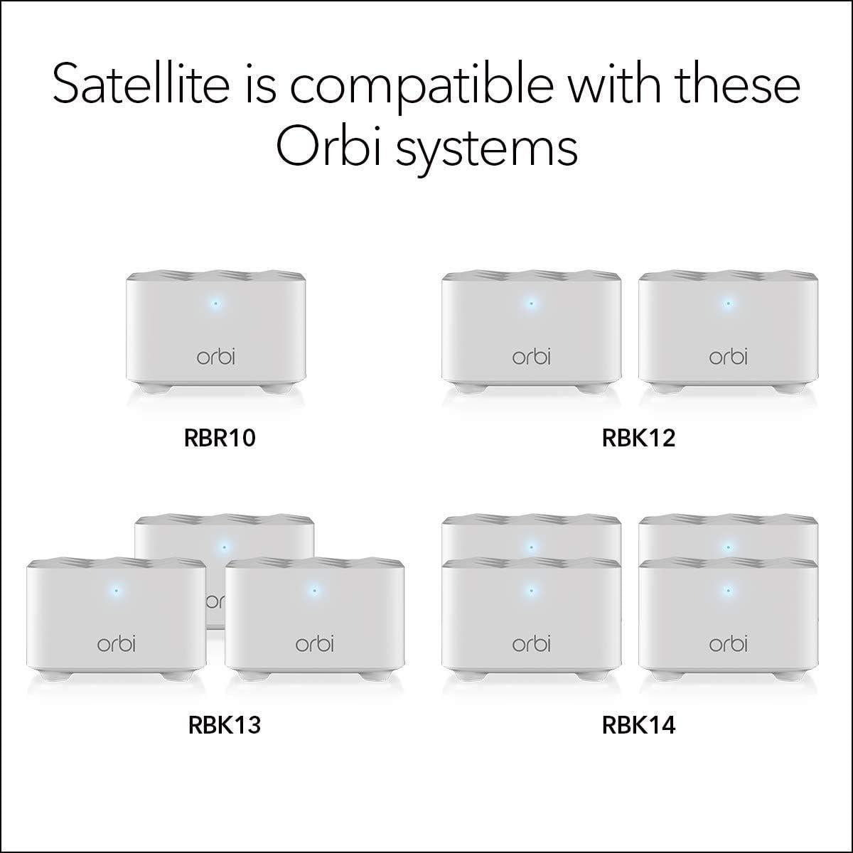 Satélite WiFi Mesh NETGEAR Orbi RBS10 - 139 m², 1.2 Gbps