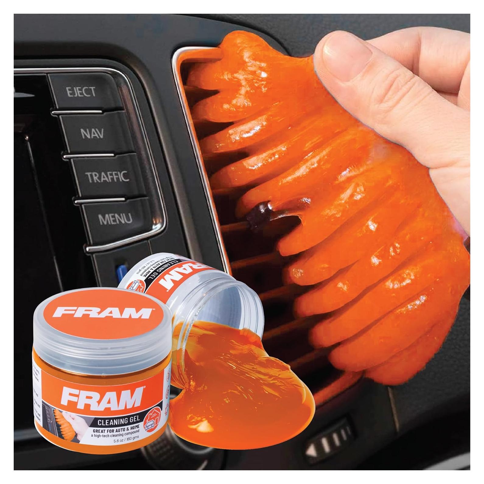 Gel de limpieza FRAM FEK40007AM para coche y hogar 160g 2pk