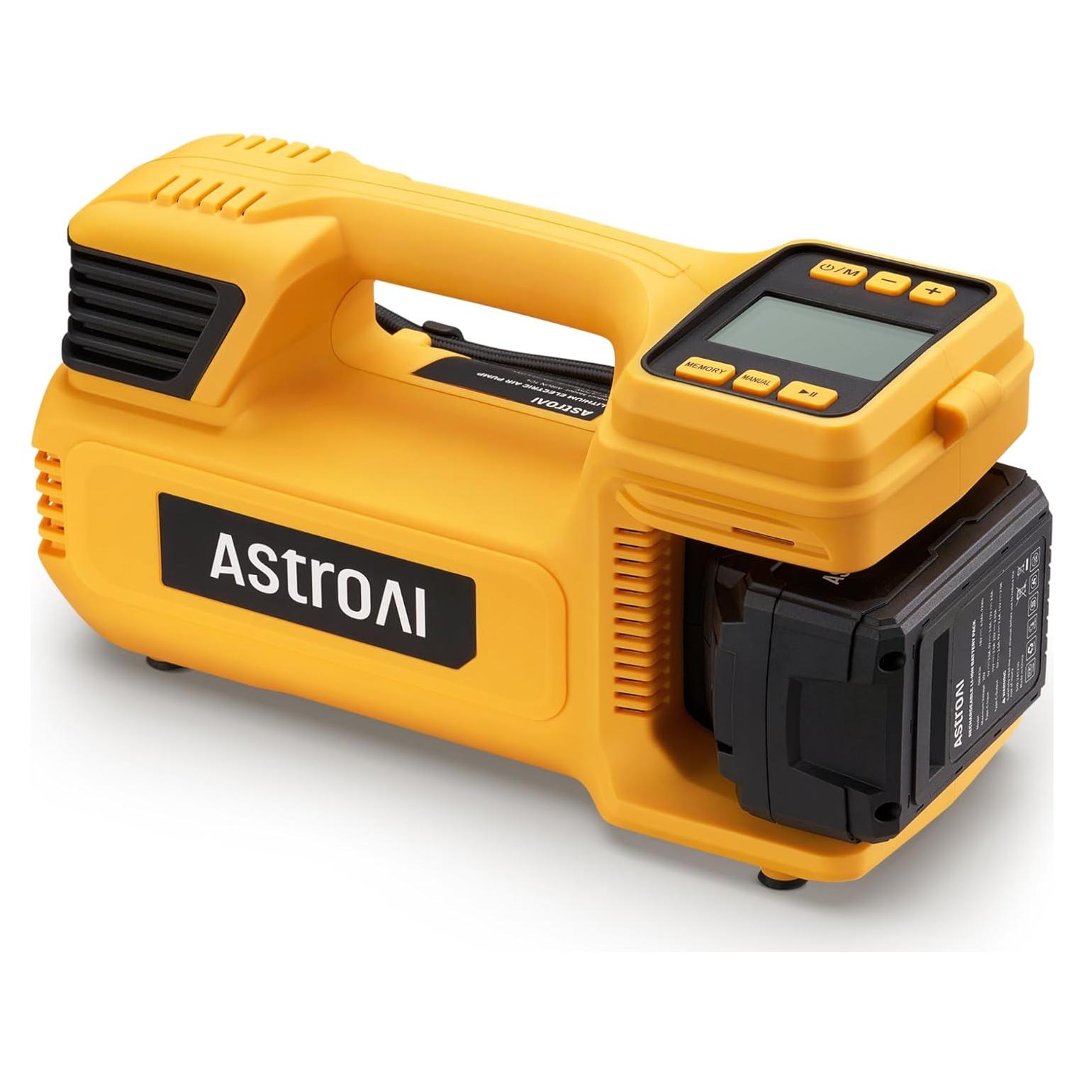 Compresor de Aire Portátil AstroAI TC4 470W 150PSI Batería 4000mAh