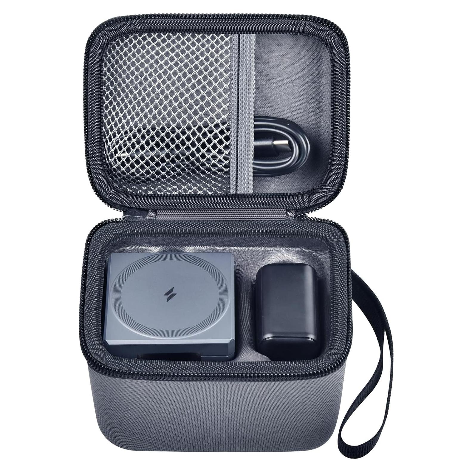 Funda PAIYULE para Cargador Anker 3-en-1 MagSafe Gris