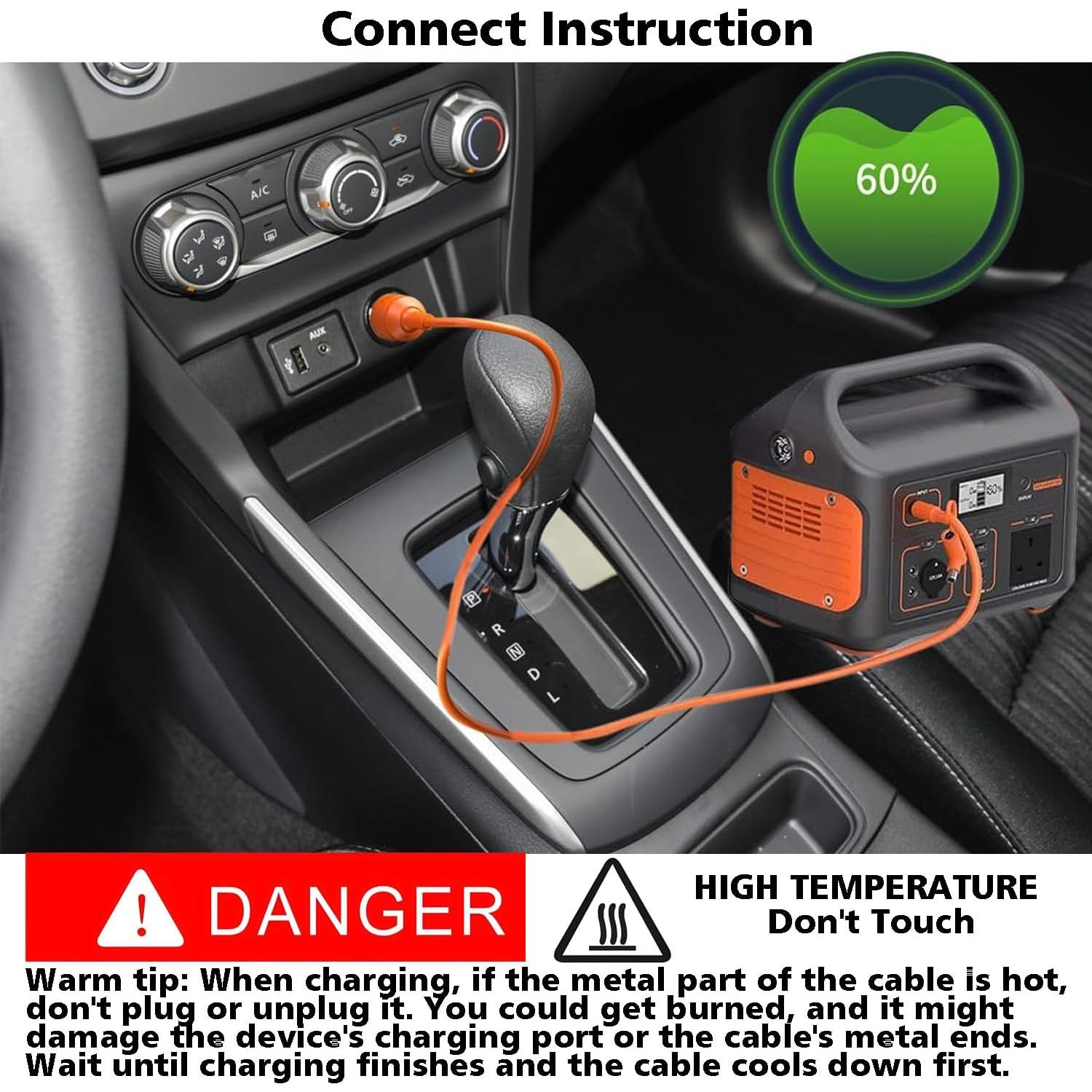 Cargador de coche 12V/24V Tonton DC7909 a DC8020 15A