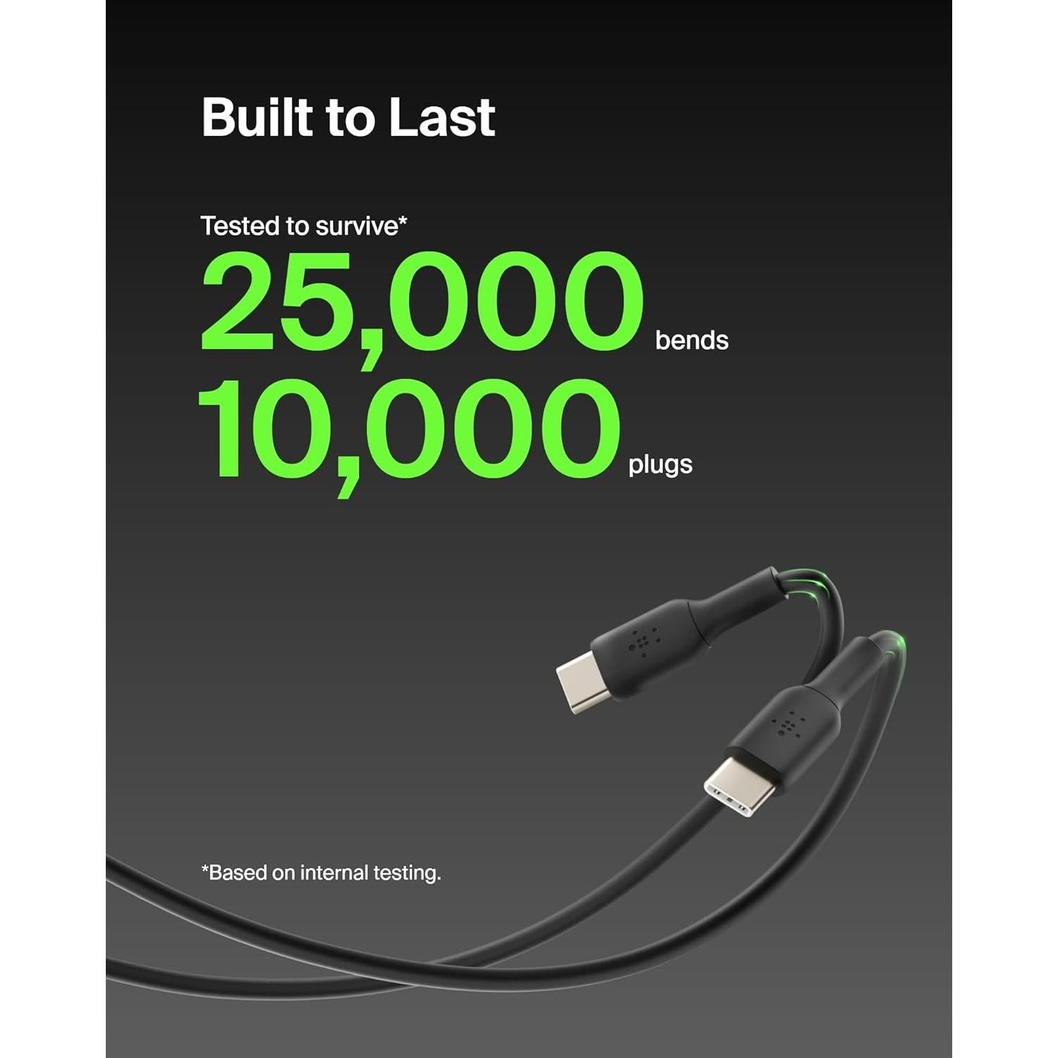 Cable USB-C a USB-C Belkin BoostCharge 1M - Carga Rápida