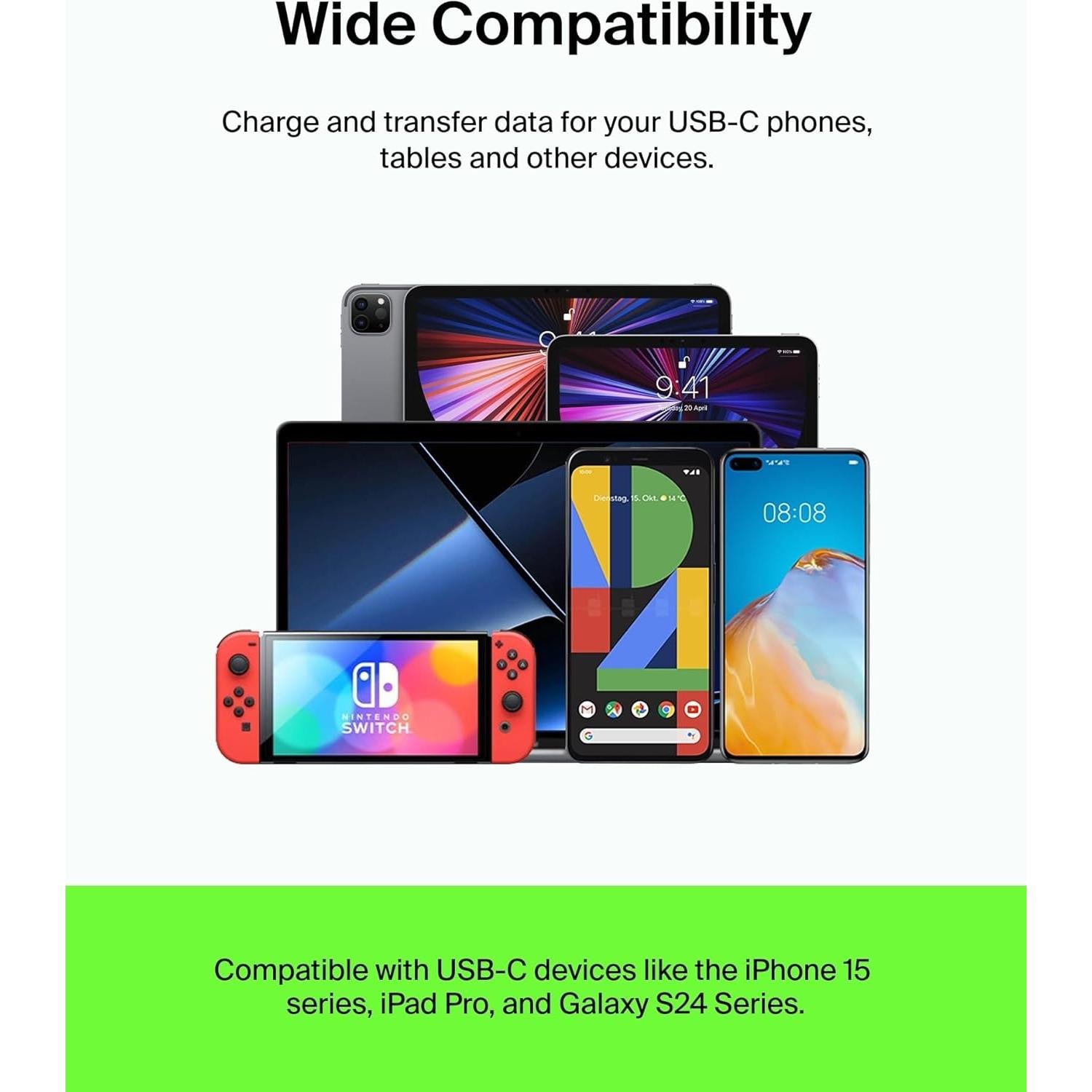 Cable USB-C a USB-C Belkin BoostCharge 1M - Carga Rápida