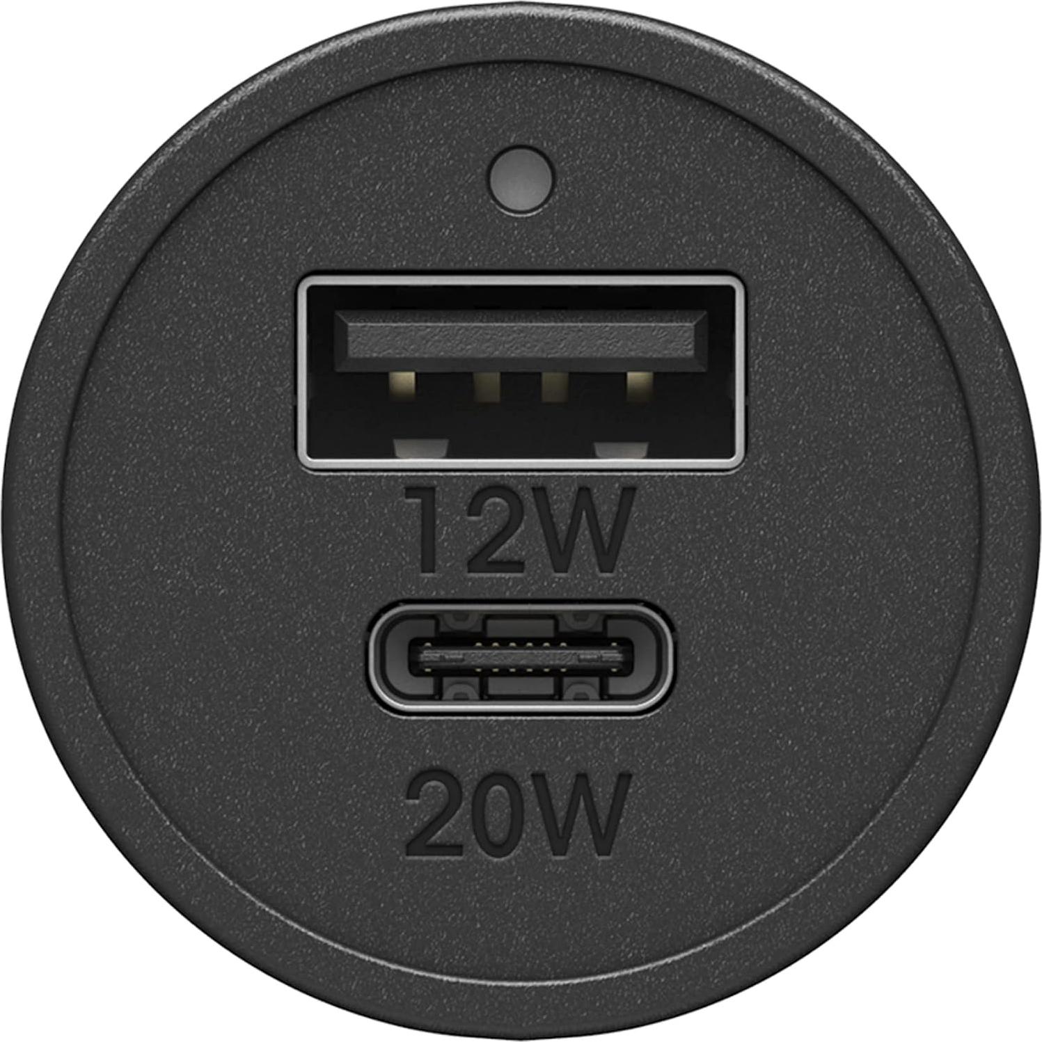 Cargador de coche OtterBox USB-C 50W carga rápida doble puerto