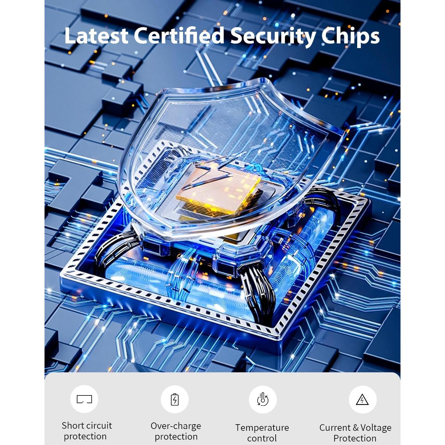 Cargador de Coche SUNDAREE 90W USB-C Doble Puerto PD 45W