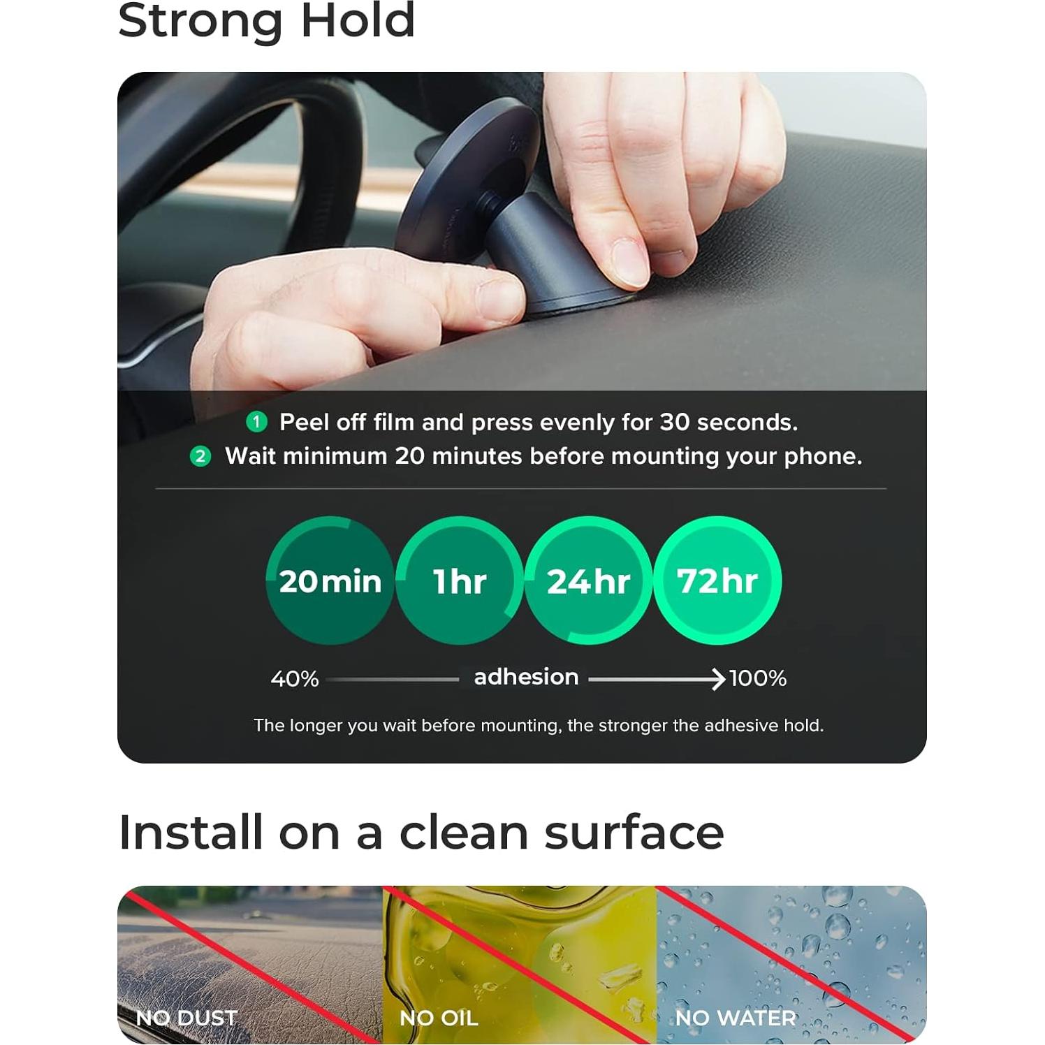 Soporte Magnético para Coche iOttie Velox MagSafe - Azul