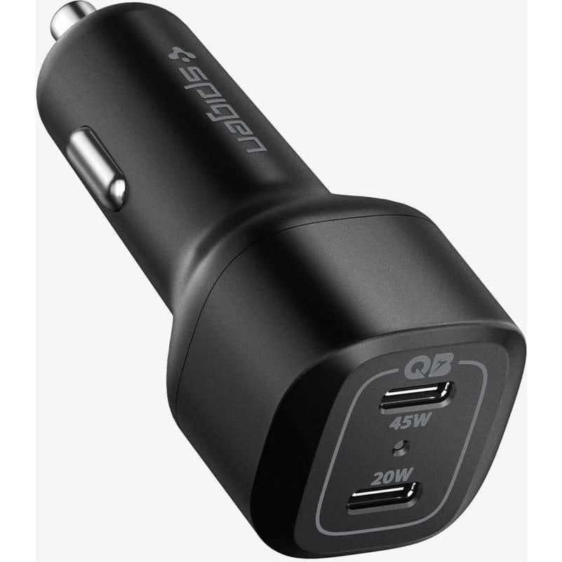 Cargador de Coche USB C Spigen 65W Dual Carga Rápida PD 3.0