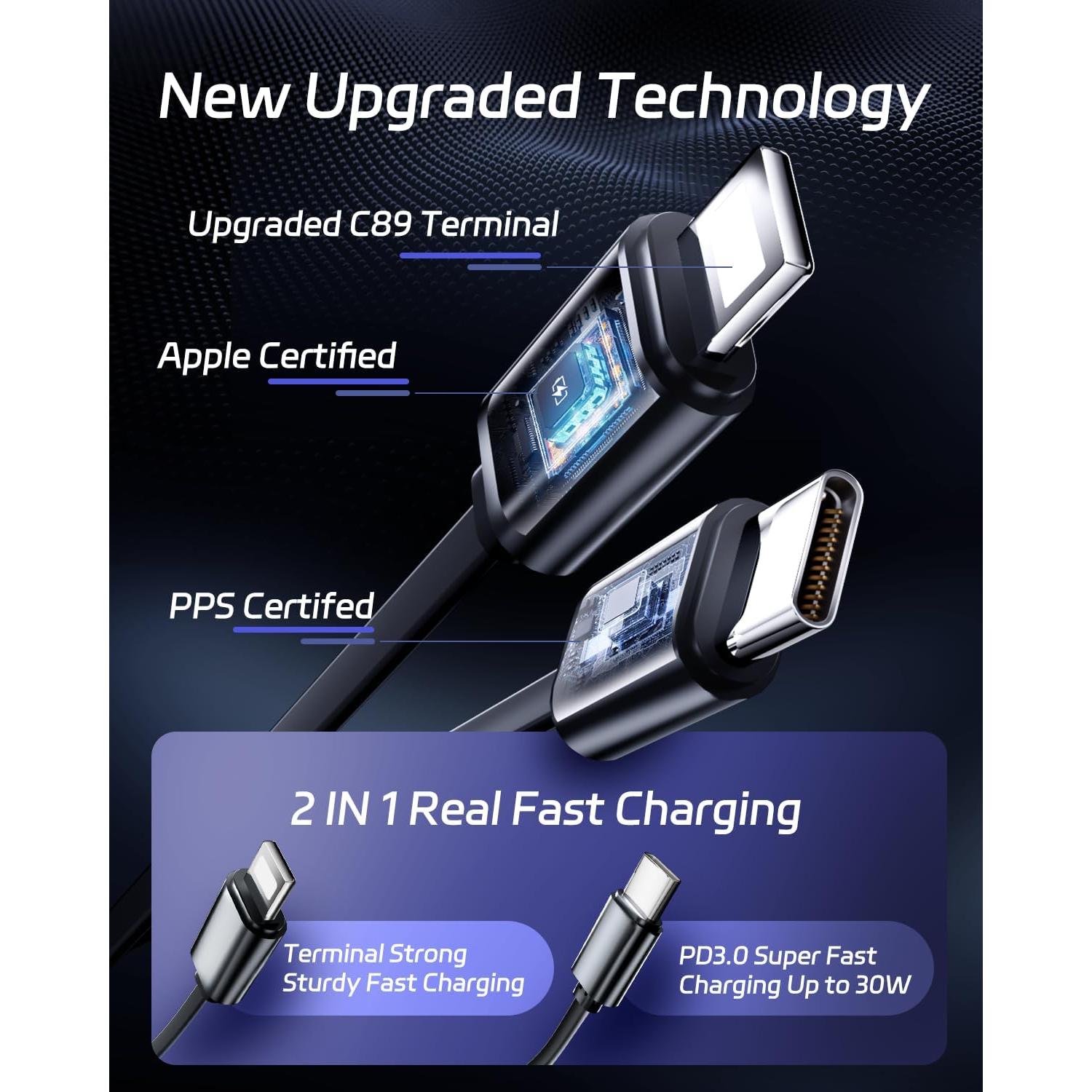 Cargador de Coche DreamBee 66W 4 en 1 Carga Rápida USB